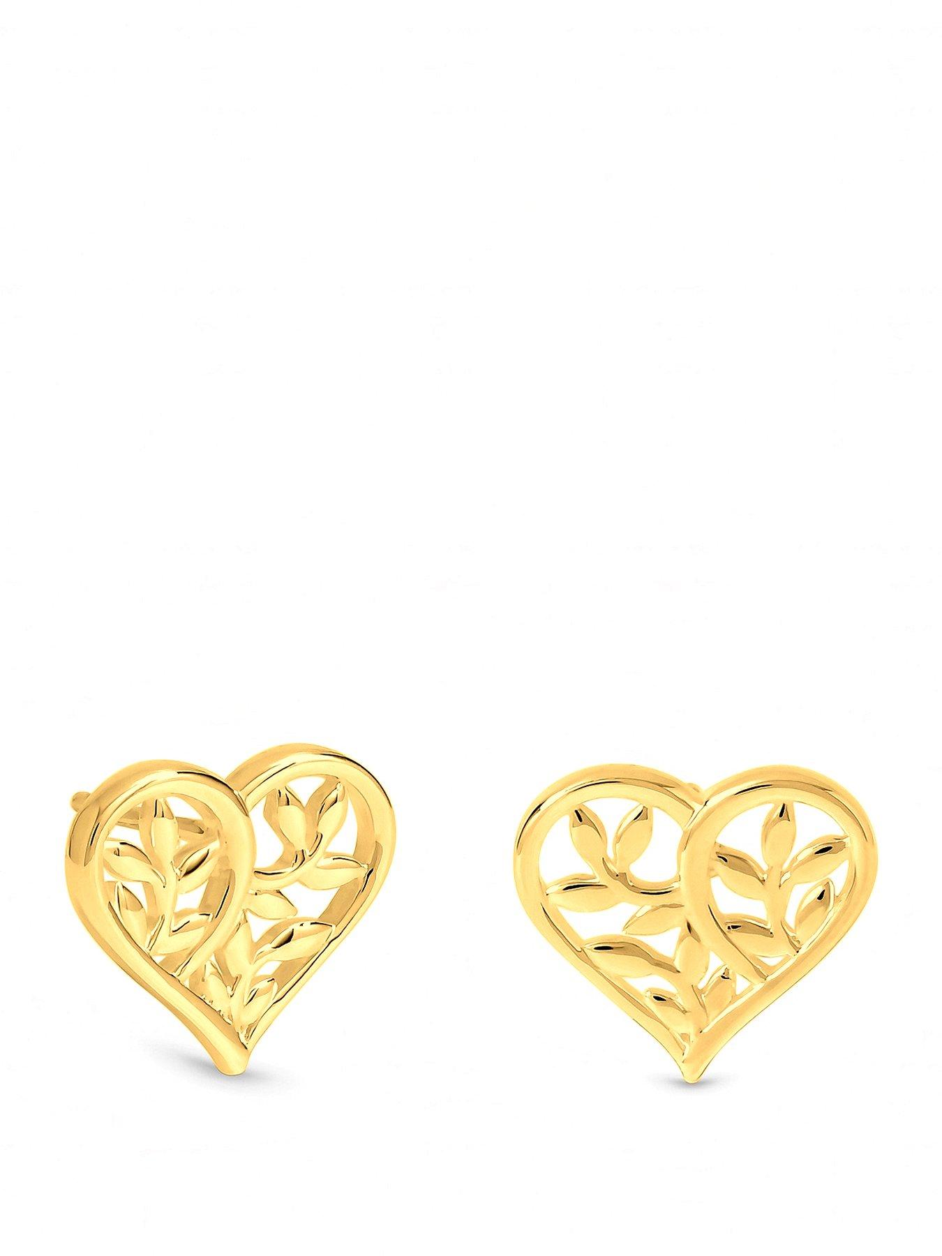 Inicio Gold Tree Of Love Studs