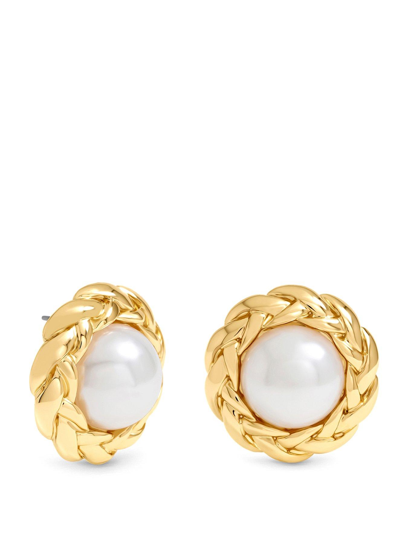 Mood Mood Gold Statement Knot Earrings