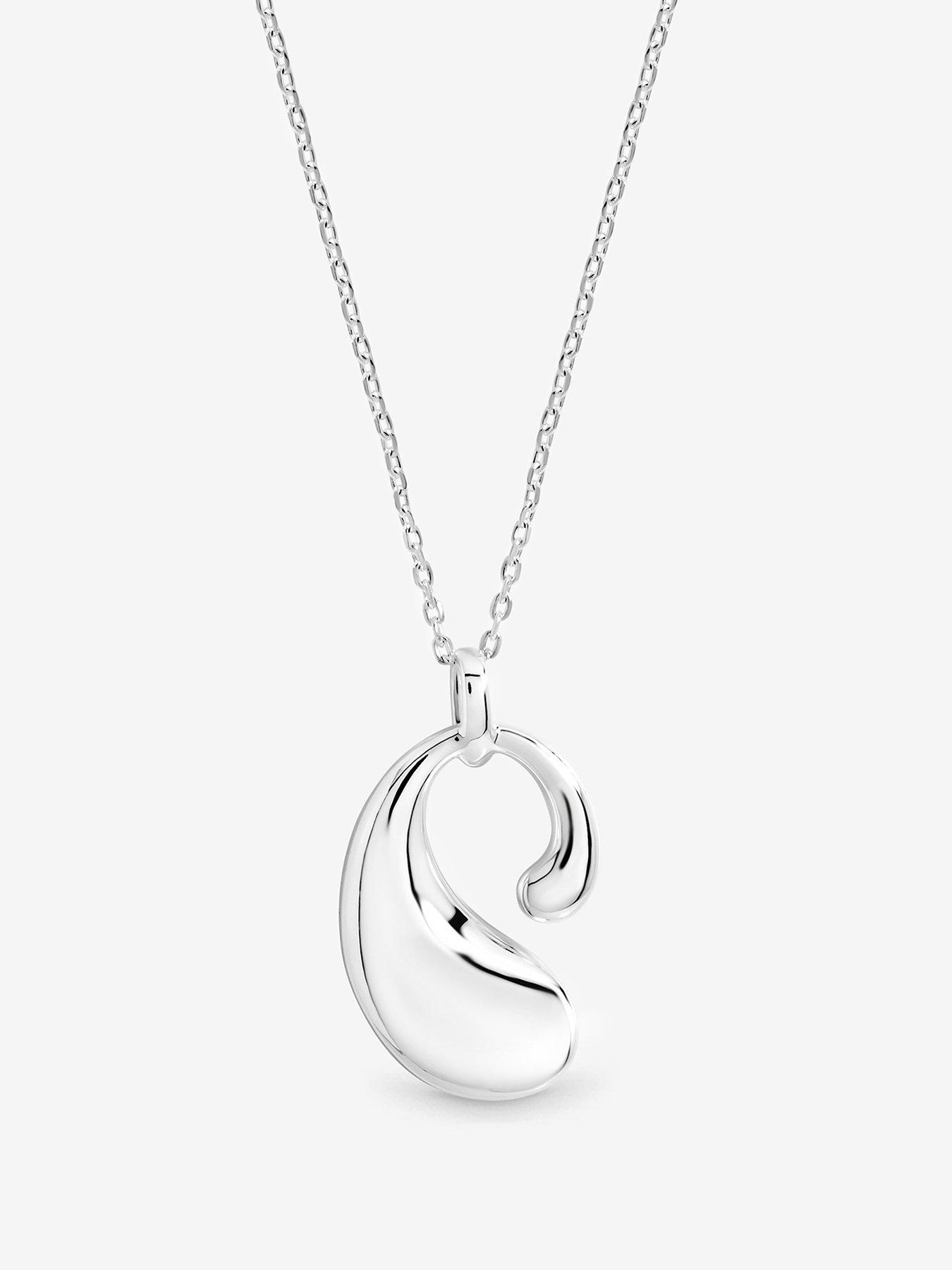 Image 1 of 3 of Inicio Polished Open Circle Pendant - Gift Pouch