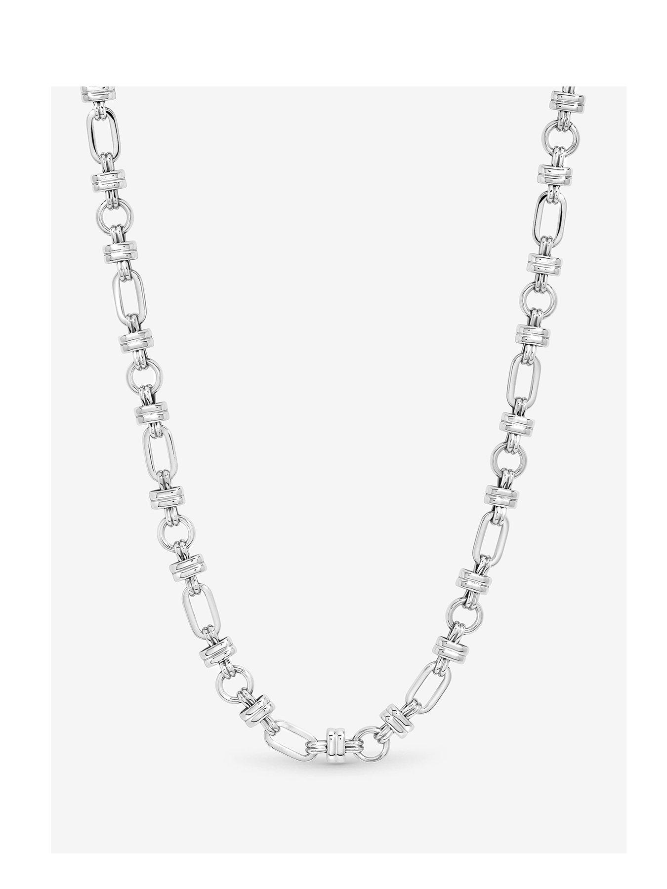 Image 1 of 1 of Inicio Polished Link Chain Necklace - Gift Pouch