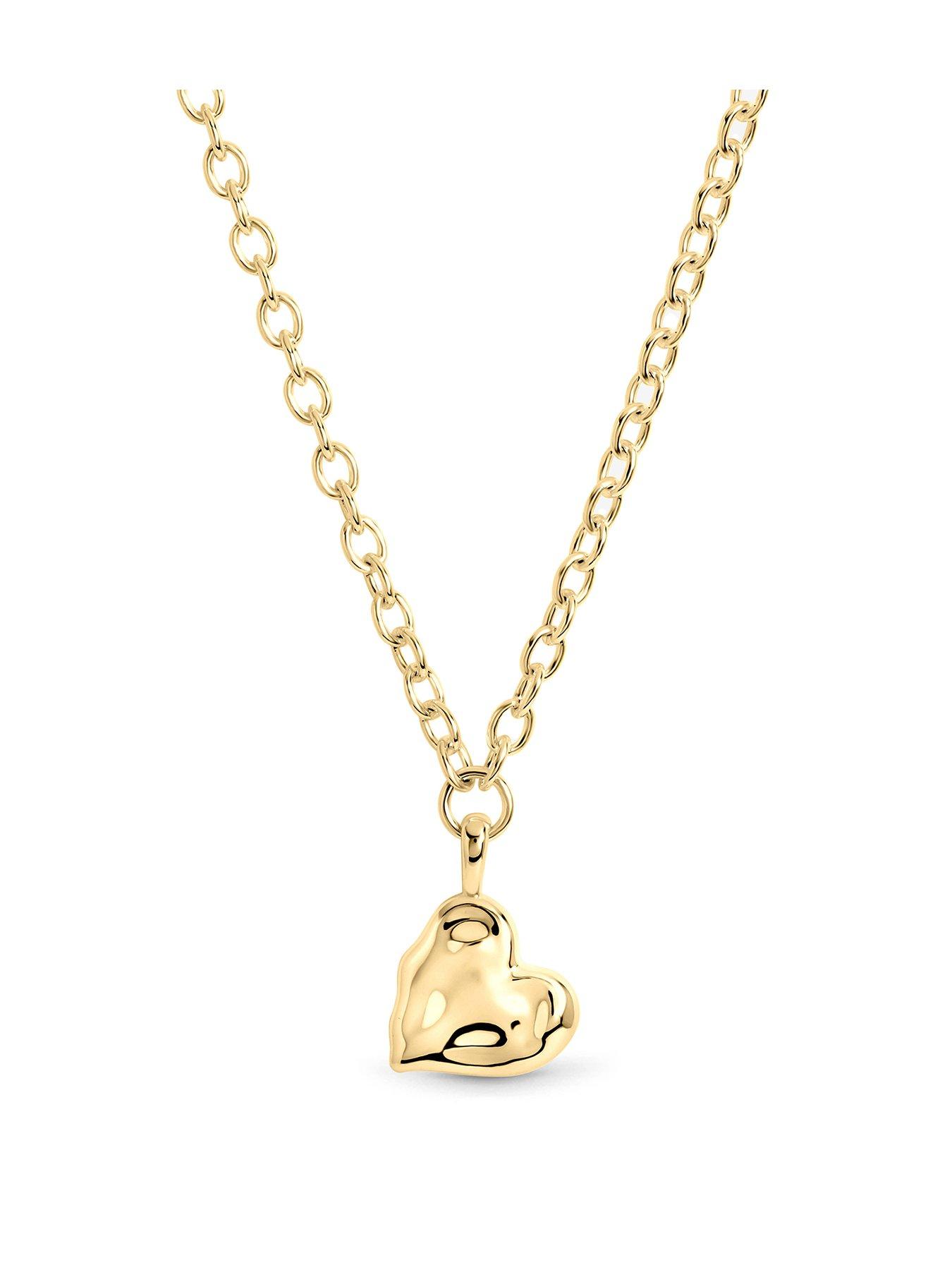 Inicio Inicio Gold Molten Heart Necklace