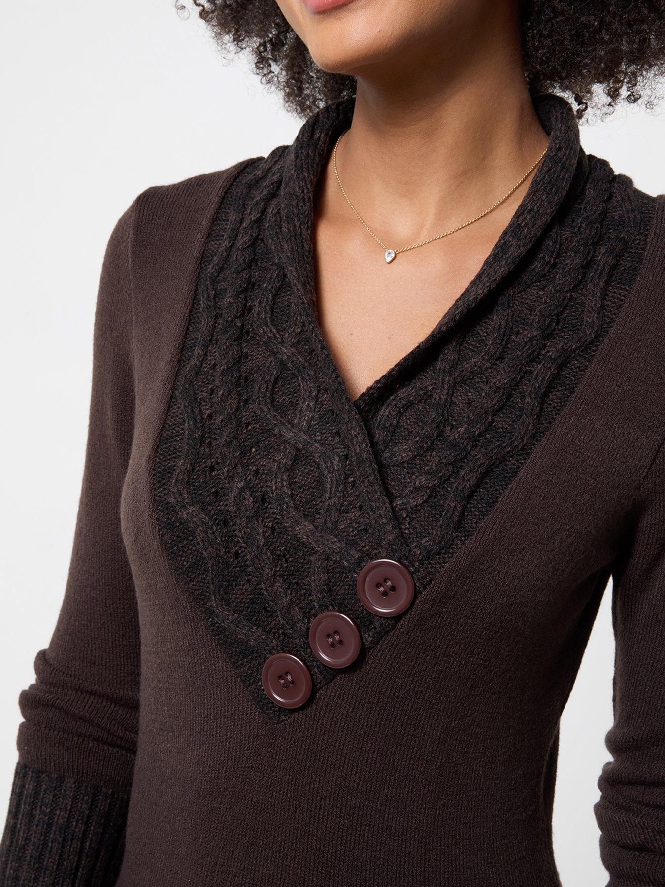Image 3 of 5 of Joe Browns Curiously Cosy Wrap Neck Jumper