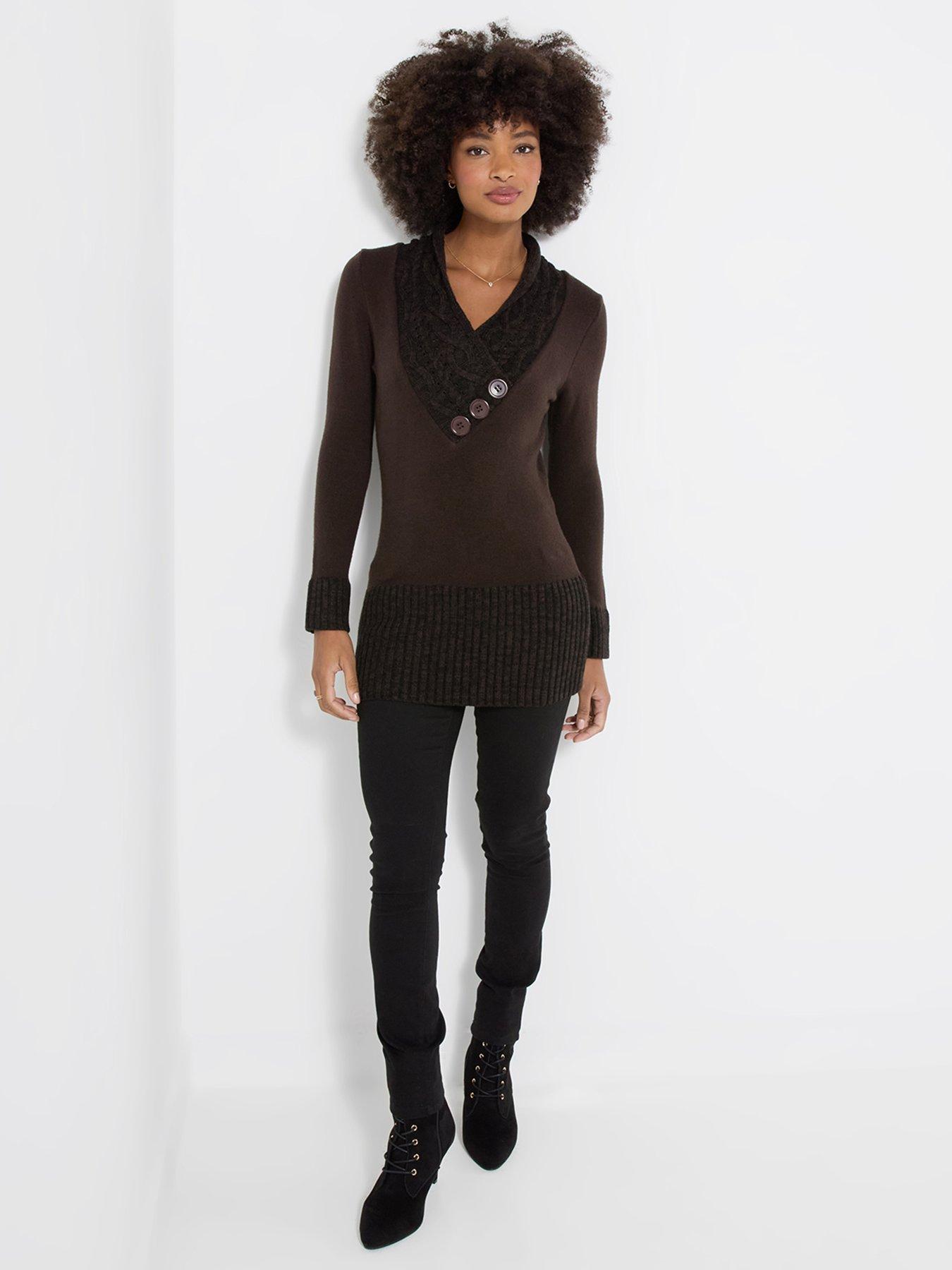 Image 4 of 5 of Joe Browns Curiously Cosy Wrap Neck Jumper