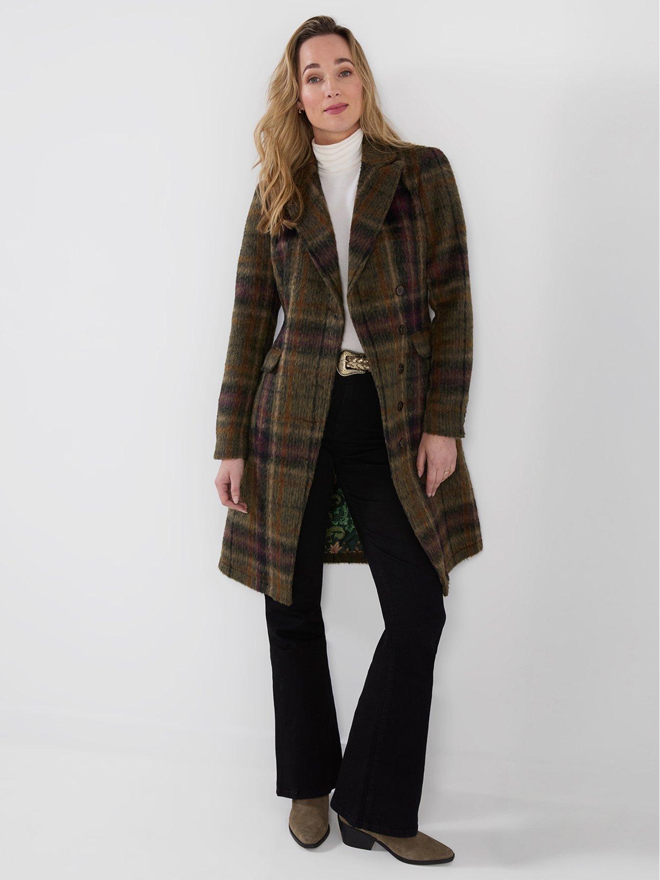 Joe Browns Tessa Asymmetric Check Coat