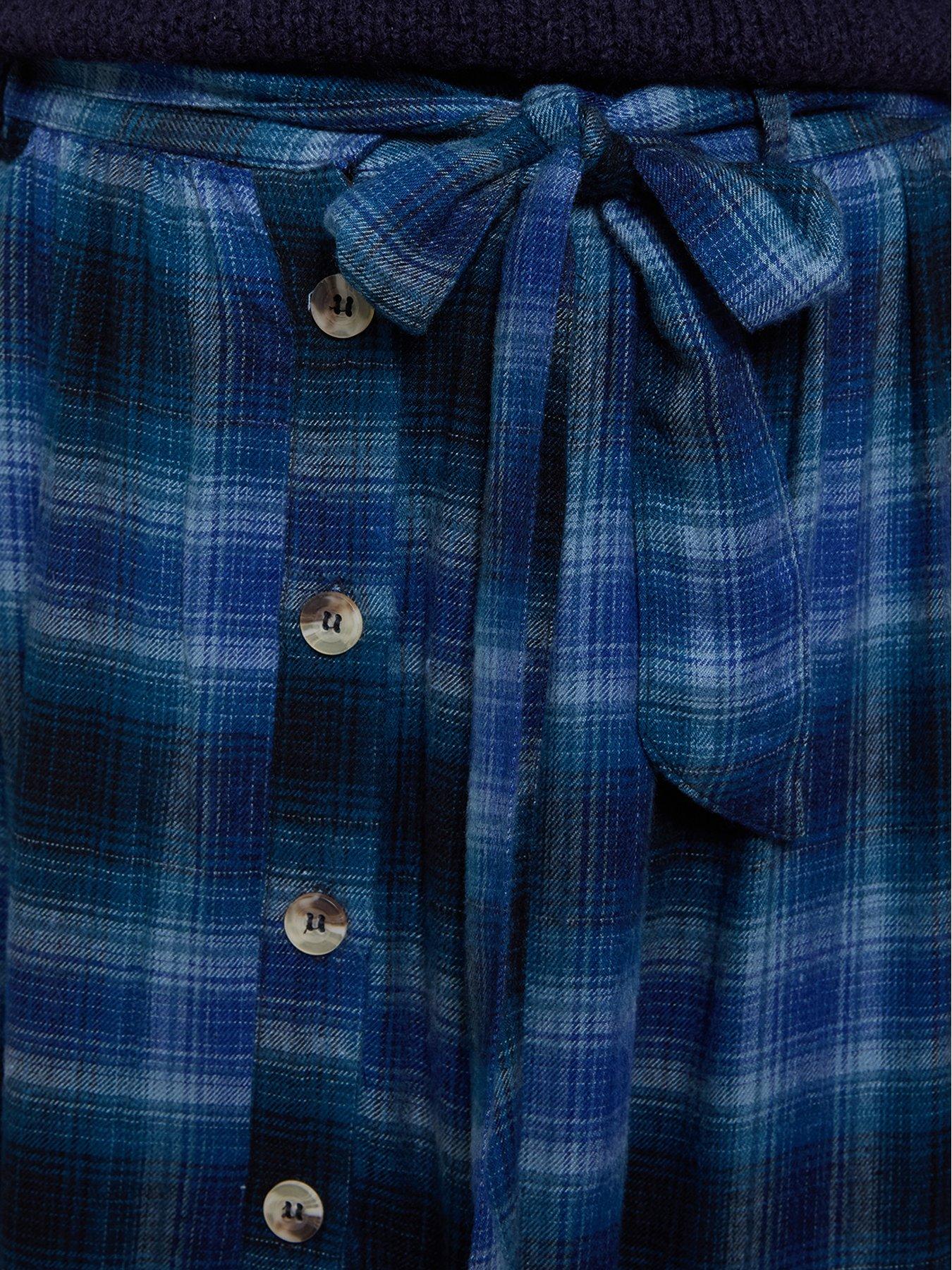 Image 4 of 6 of Joe Browns Button Down Plaid Maxi Skirt
