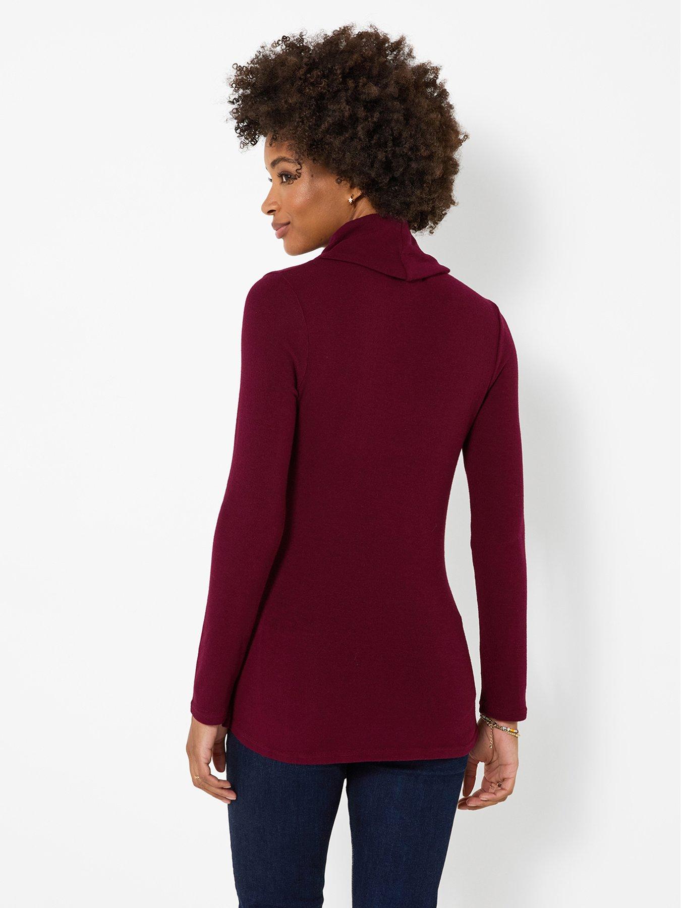 Image 2 of 6 of Joe Browns Turtle Neck Jersey Tunic Top With Asymmetric Hem