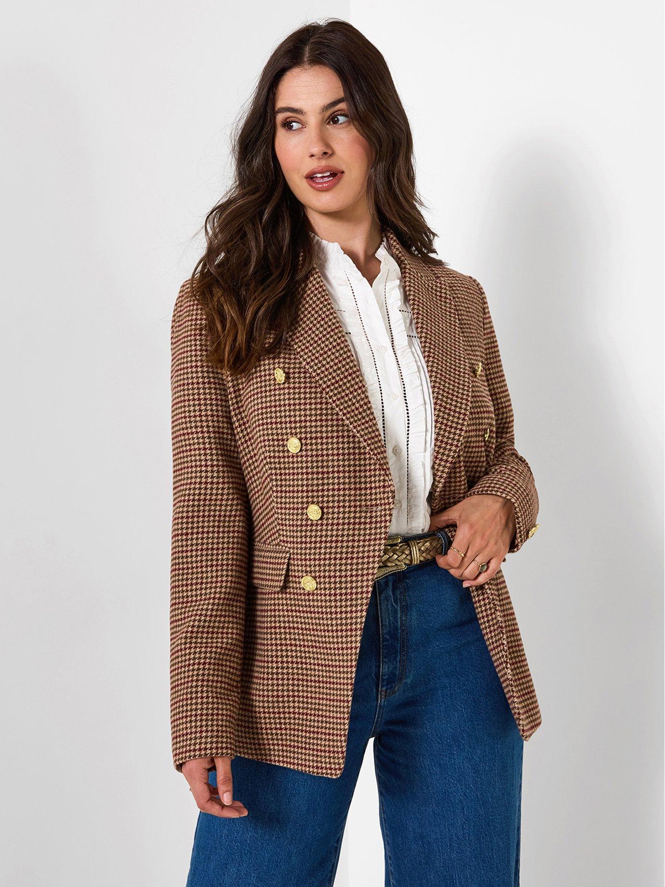 Joe Browns Freya Asymmetric Check Jacket