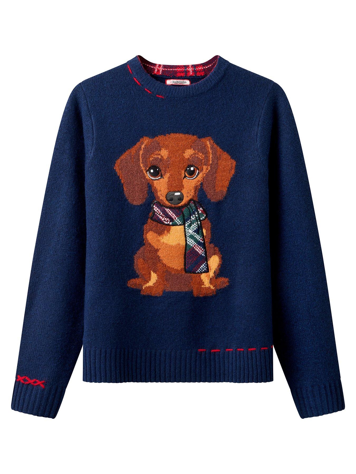 Image 5 of 5 of Joe Browns Trixie Embroidered Sausage Dog Jumper