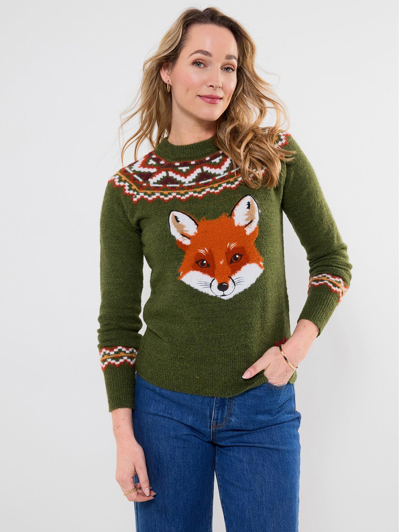Image 2 of 7 of Joe Browns Fantastic Fox Embroidered Jumper