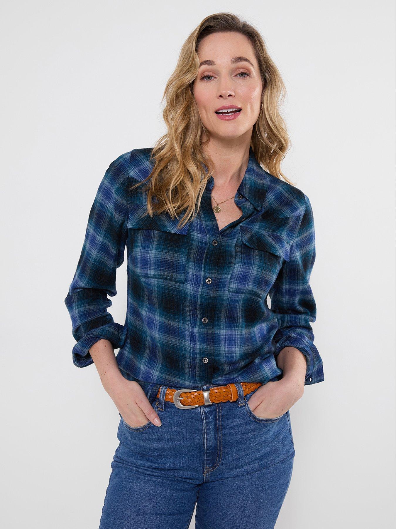 Image 1 of 5 of Joe Browns Anastasia Checked Flannel Shirt