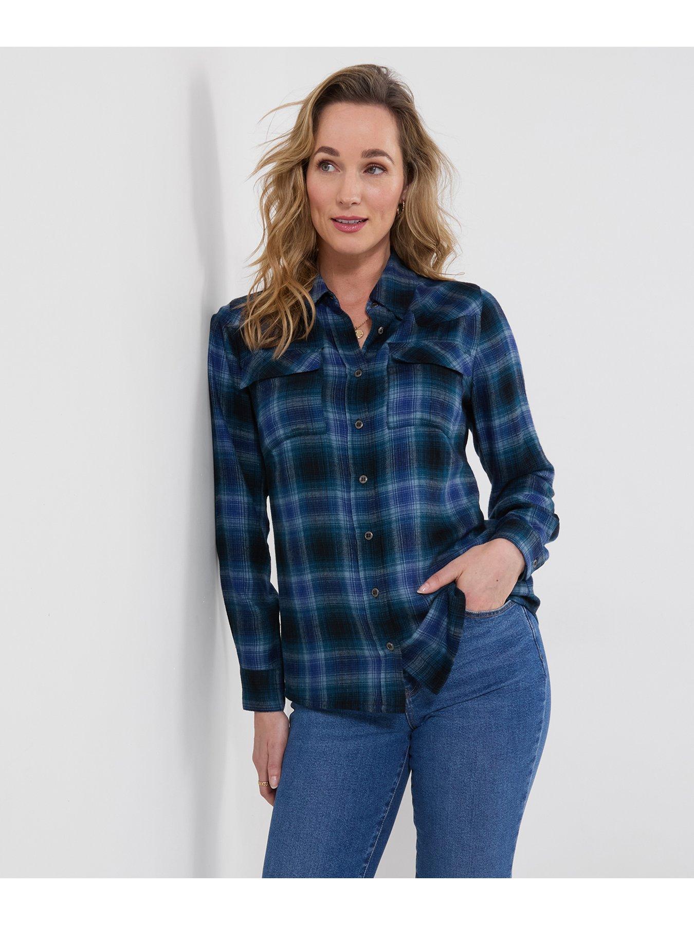 Image 3 of 5 of Joe Browns Anastasia Checked Flannel Shirt