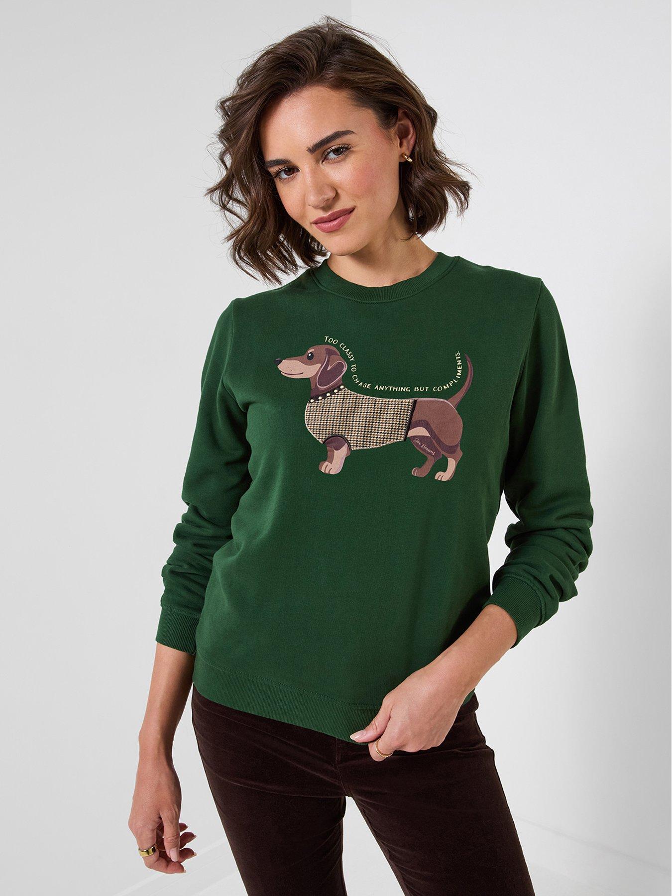 Image 1 of 5 of Joe Browns Sausage Dog Embroidered Sweatshirt