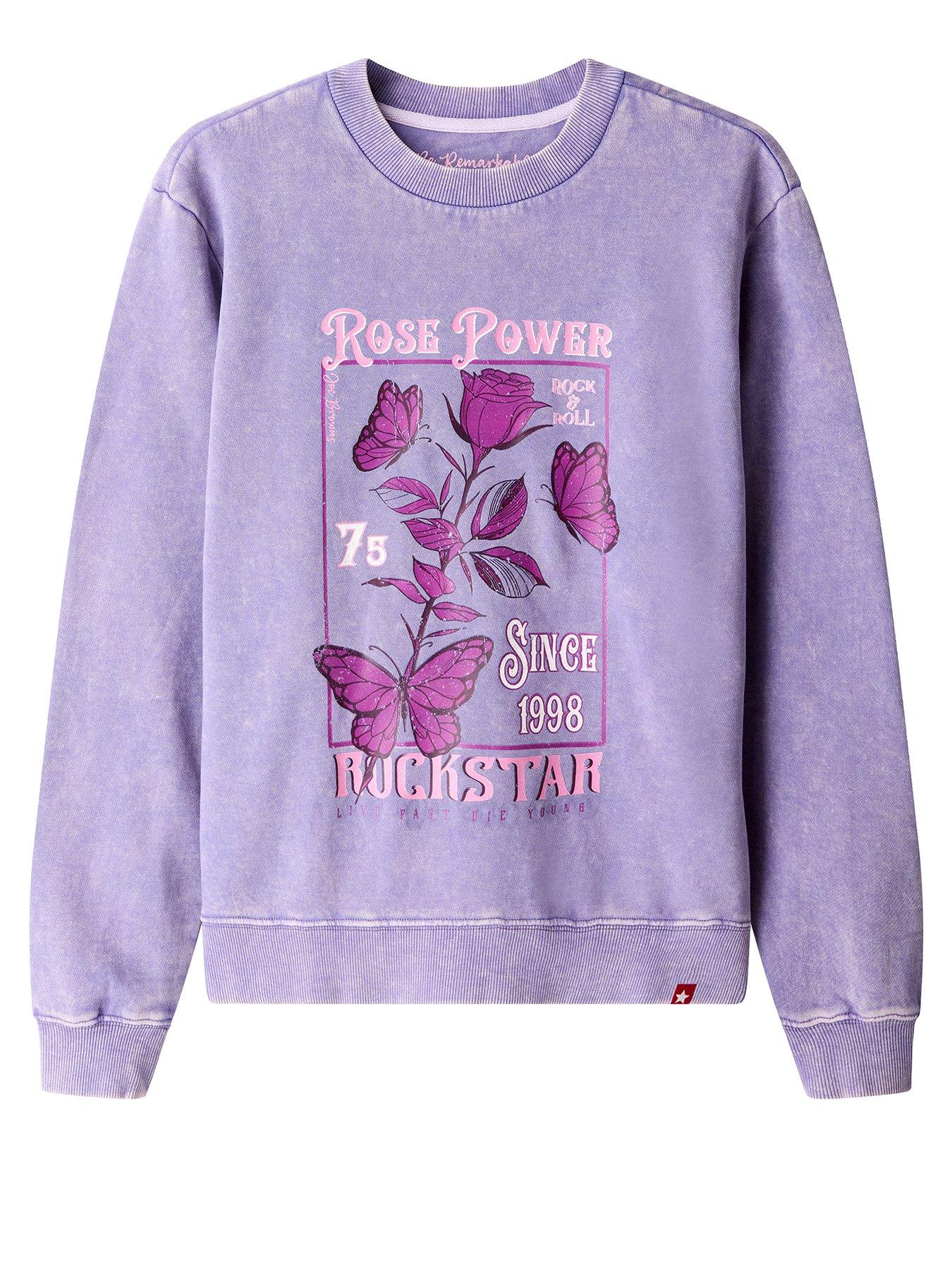 Image 5 of 5 of Joe Browns Acid Wash Rockstar Graphic Sweatshirt