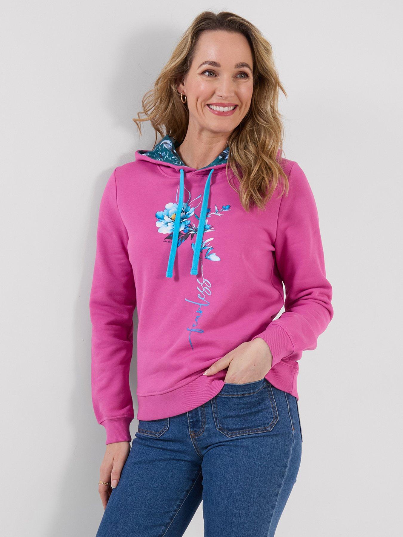 Image 1 of 5 of Joe Browns Fearless Stem Flower Graphic Hoodie