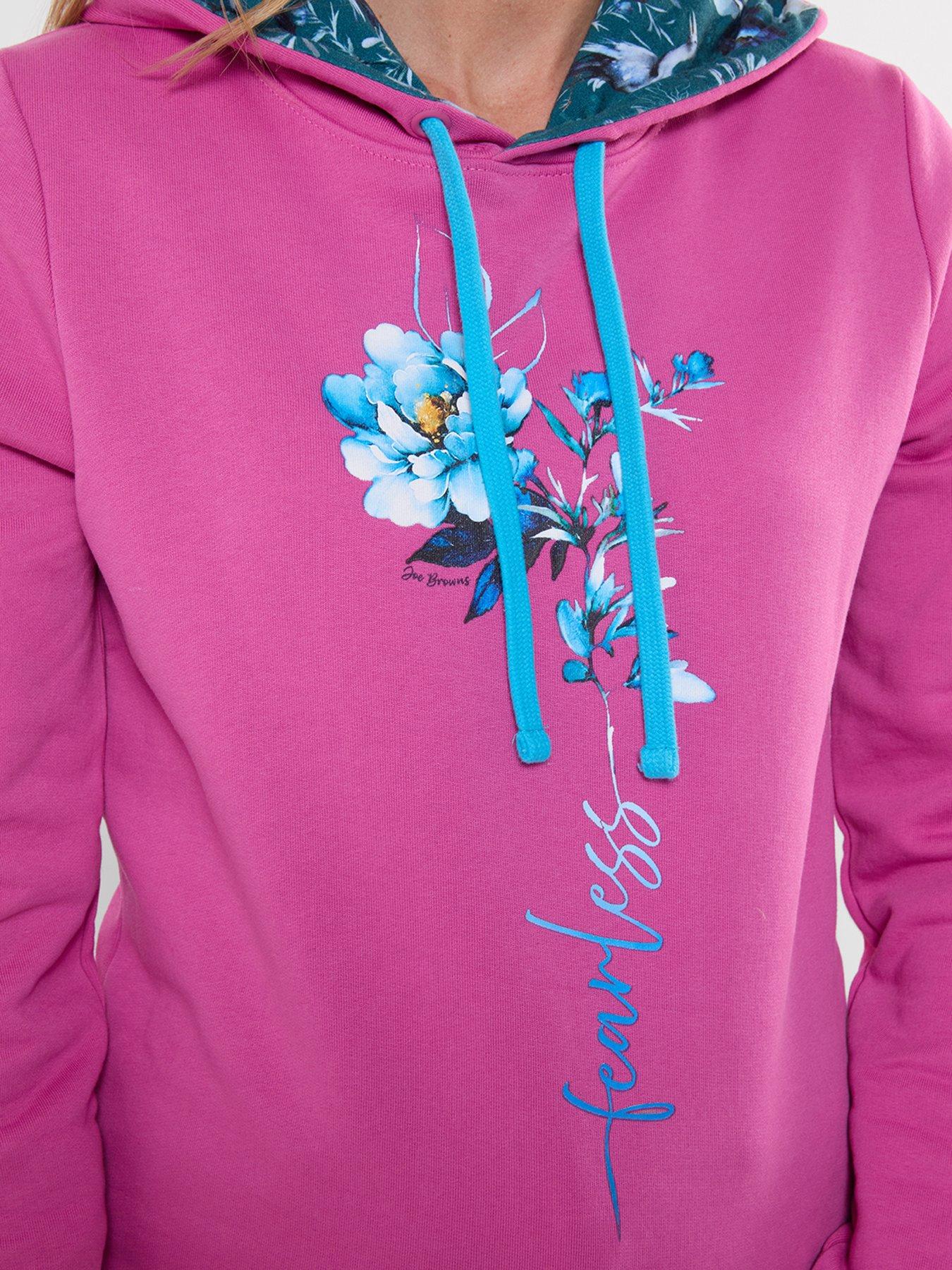 Image 4 of 5 of Joe Browns Fearless Stem Flower Graphic Hoodie