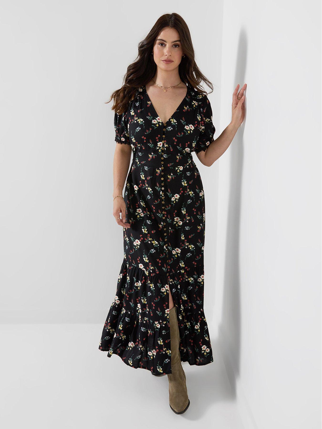 Image 1 of 6 of Joe Browns Darling Ditsy Button Through Maxi Dress