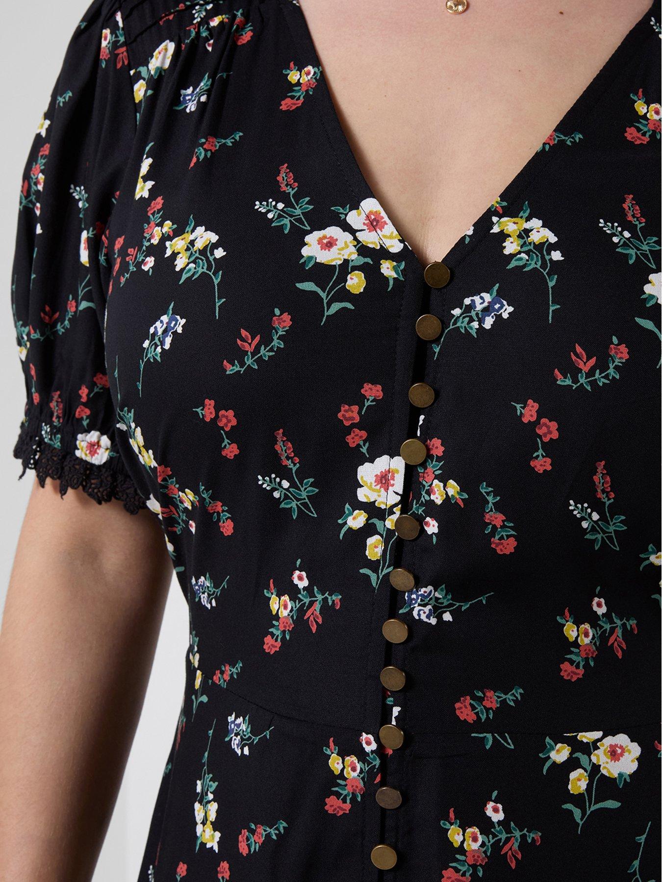 Image 5 of 6 of Joe Browns Darling Ditsy Button Through Maxi Dress