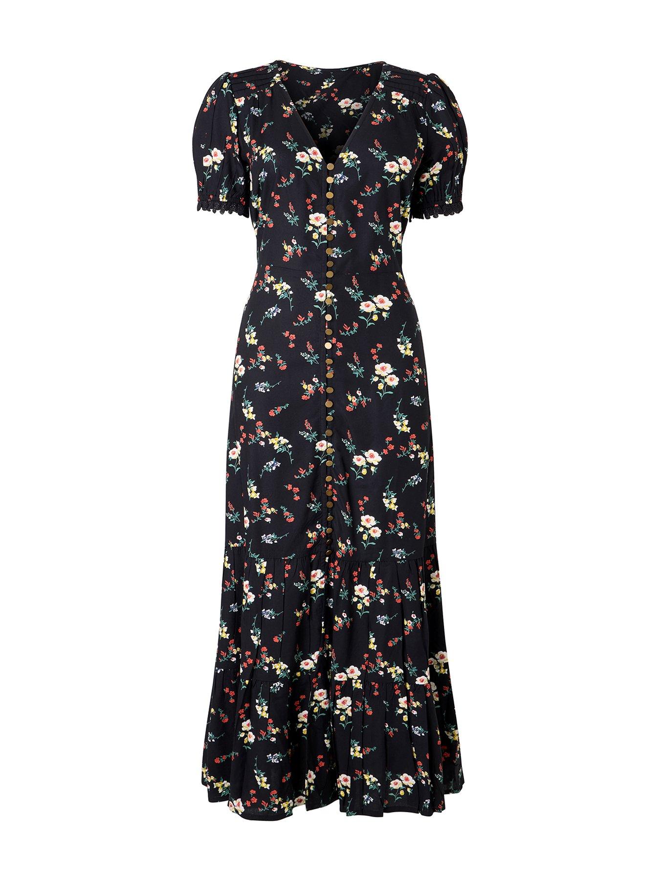 Image 6 of 6 of Joe Browns Darling Ditsy Button Through Maxi Dress