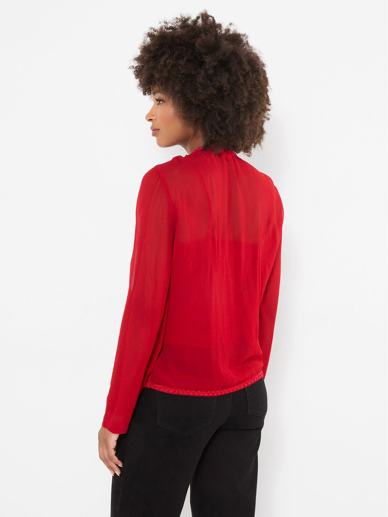 Image 2 of 7 of Joe Browns Emily Embroidered Button Through Blouse With Cami