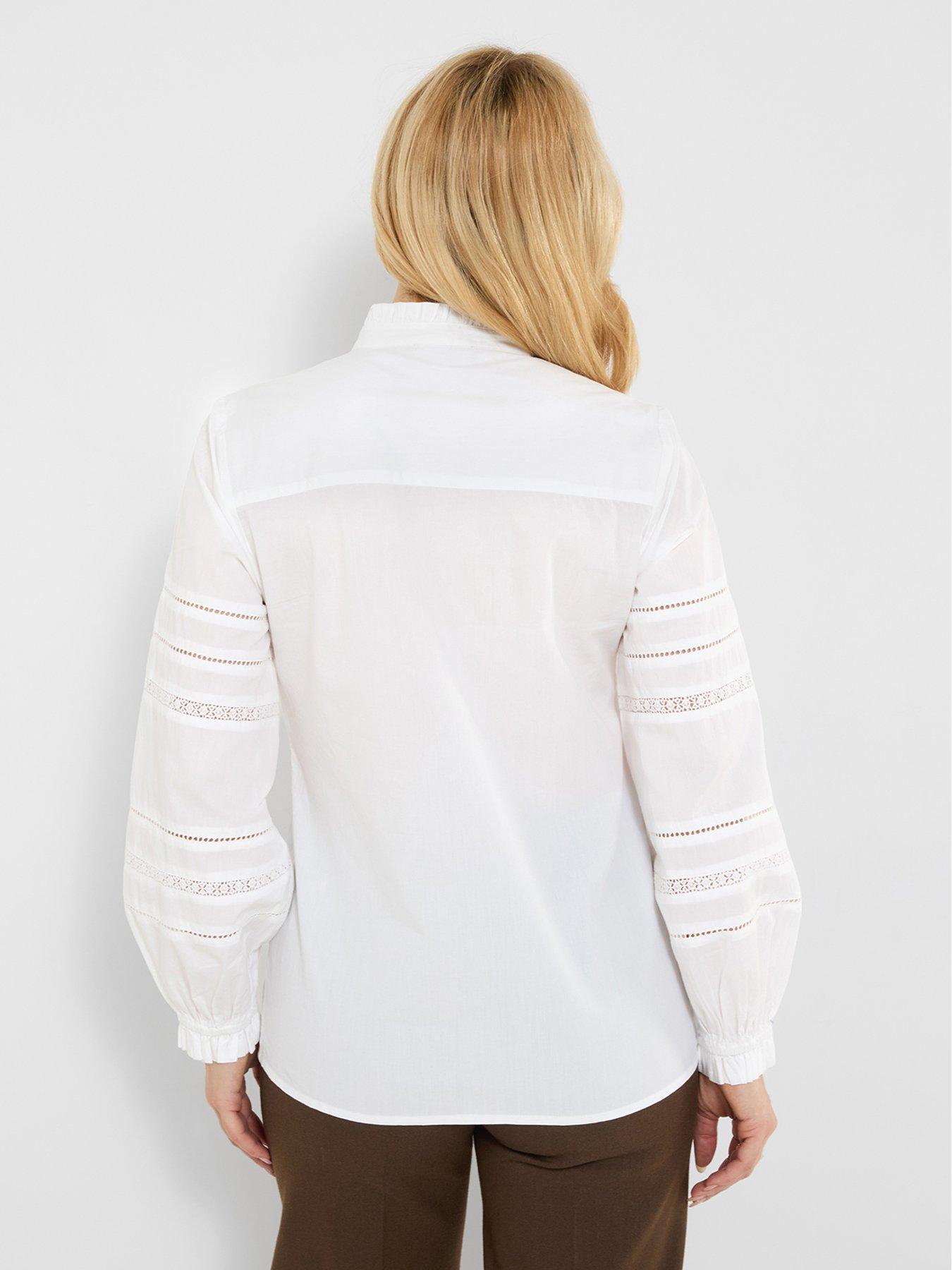 Image 2 of 5 of Joe Browns Florence Frill Collared Blouse With Balloon Sleeve