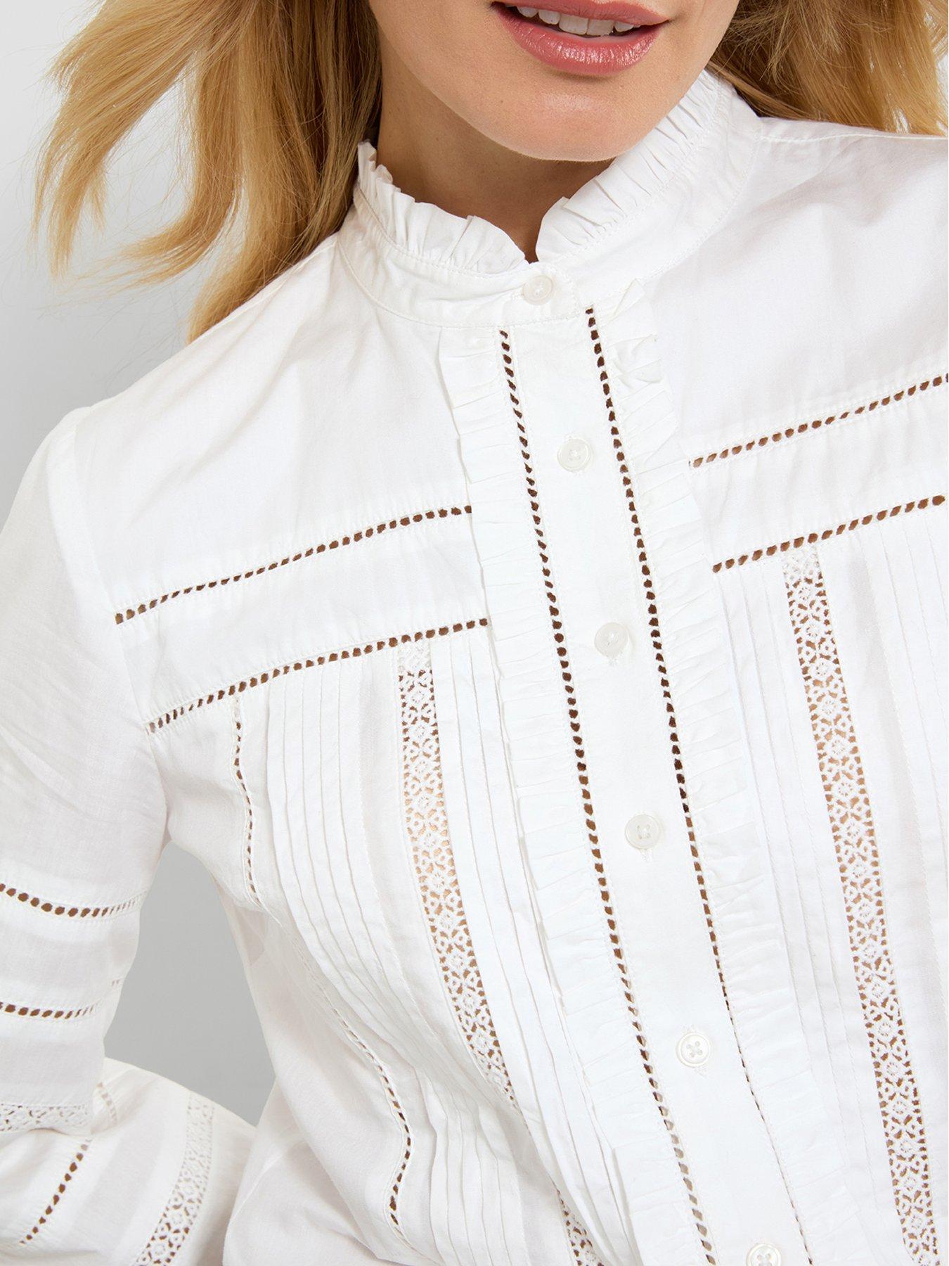 Image 4 of 5 of Joe Browns Florence Frill Collared Blouse With Balloon Sleeve