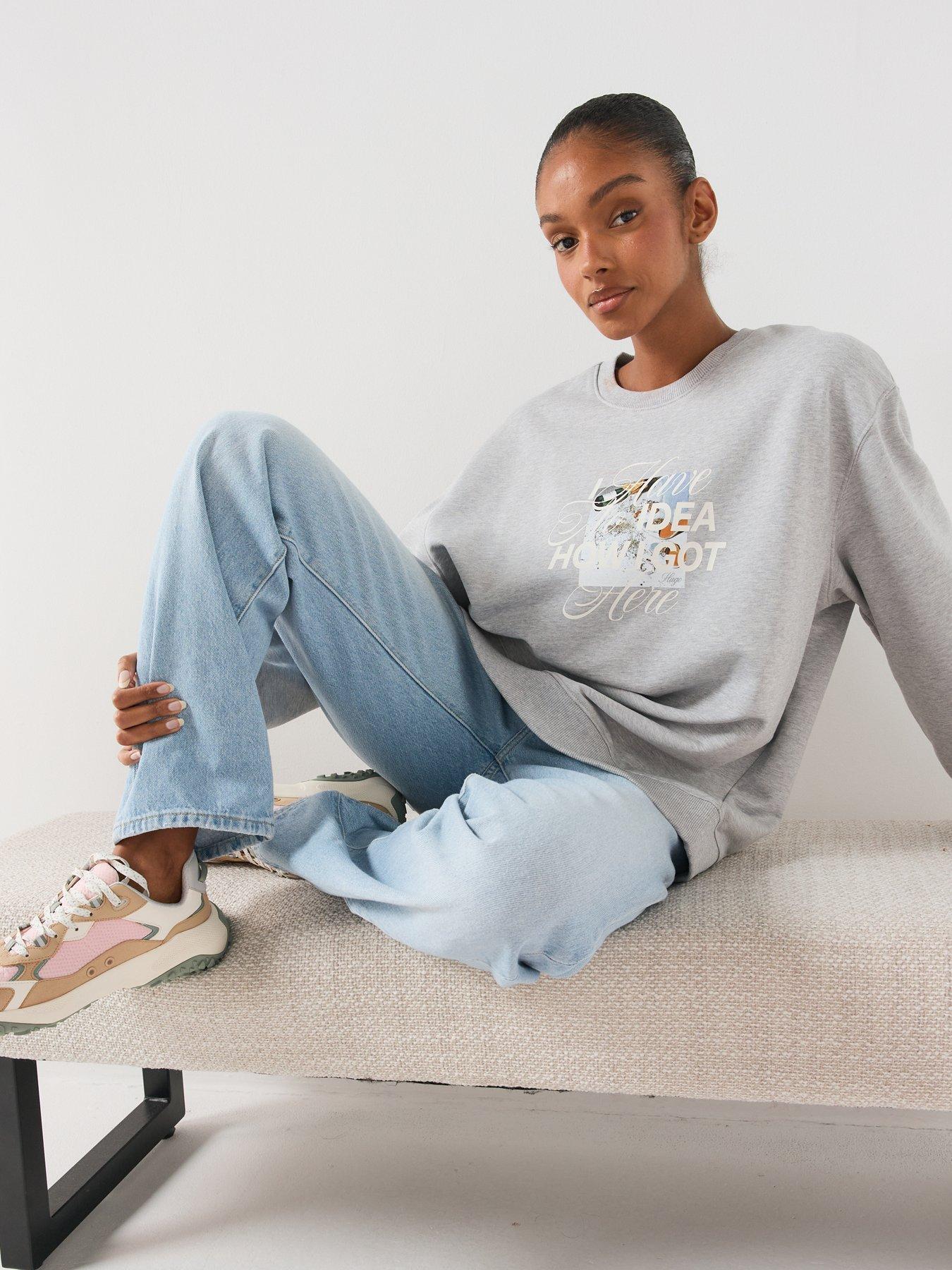 Image 5 of 6 of HUGO Classic Crew Neck Sweatshirt - Grey