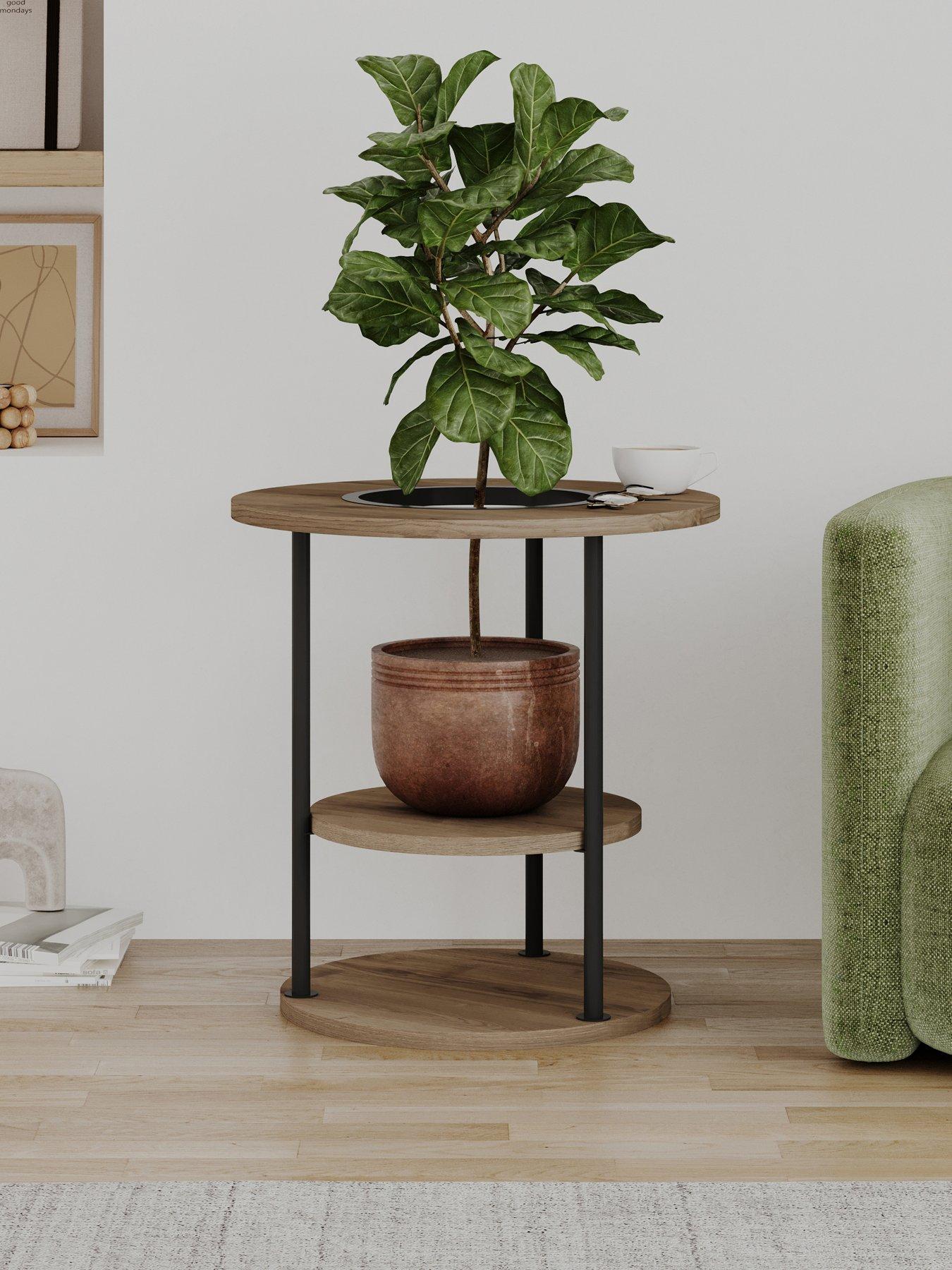 Image 1 of 7 of Decortie Grova Round&nbsp;Side Table
