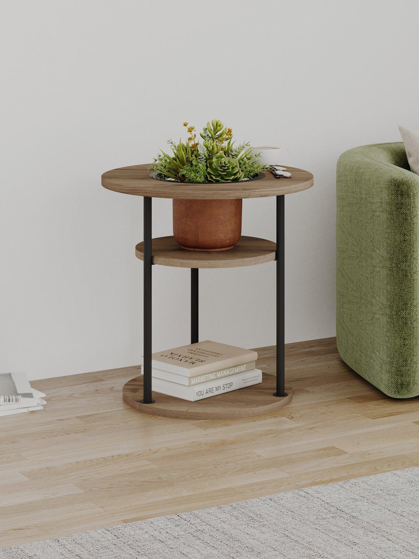 Image 3 of 7 of Decortie Grova Round&nbsp;Side Table