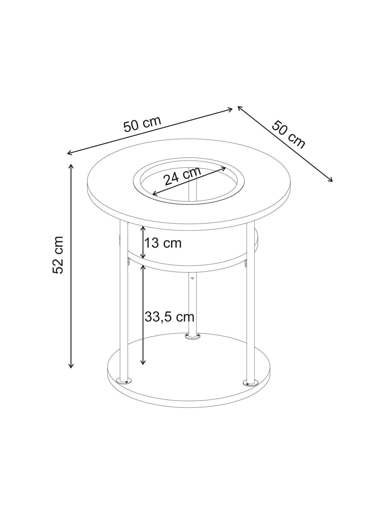 Image 6 of 7 of Decortie Grova Round&nbsp;Side Table