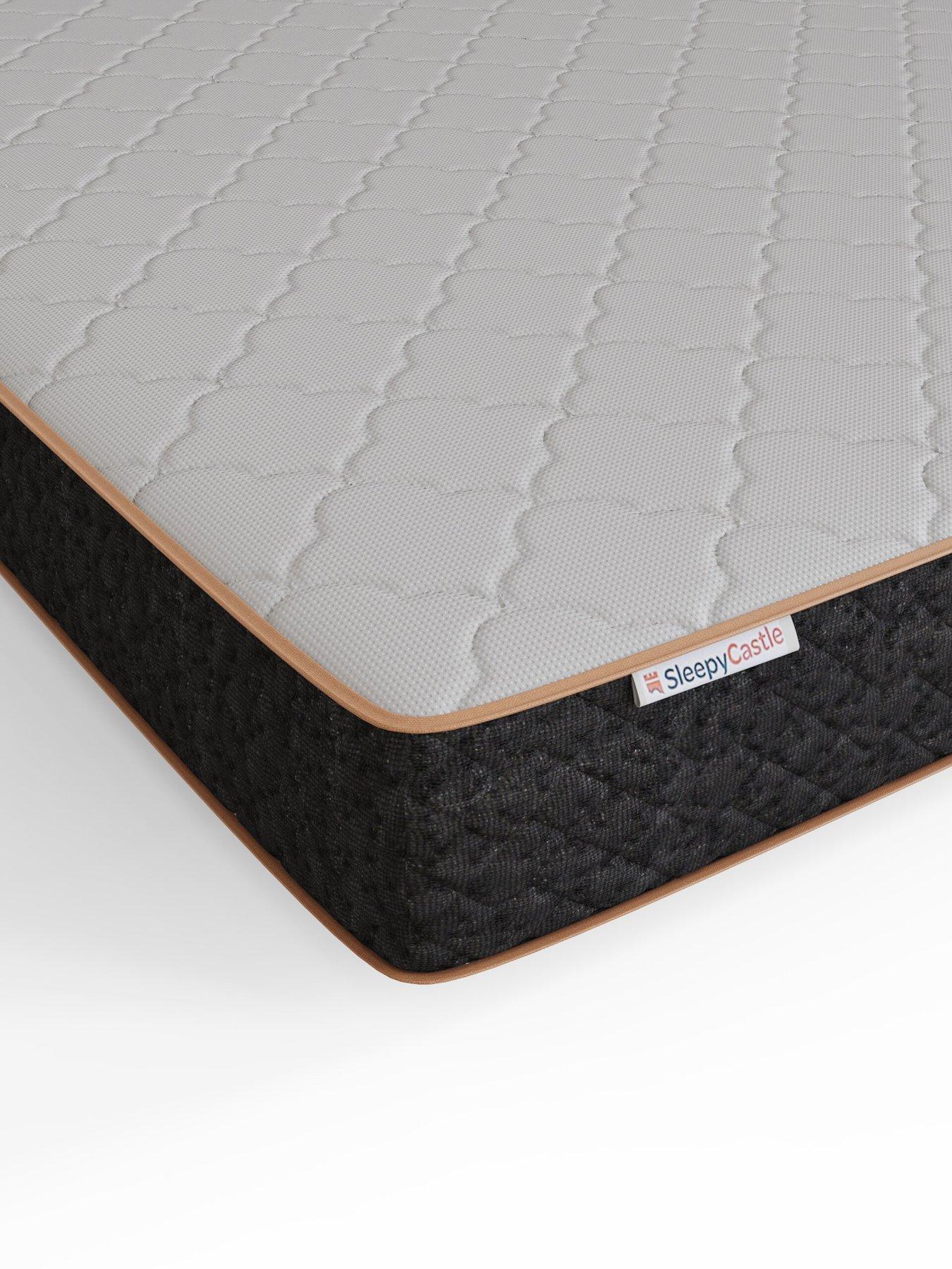 Image 6 of 7 of GFW Cloe Velvet Ottoman Bed with Sleepycastle Mattress Options (Buy &amp; SAVE!) - Natural/Black