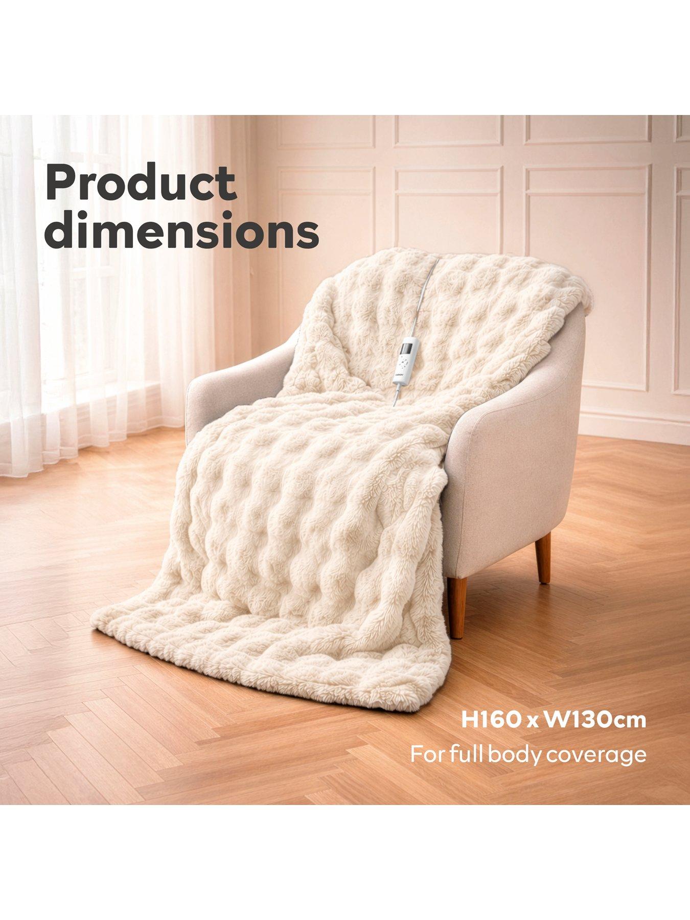 Image 7 of 7 of Carmen Bubble Fleece Electric Over Heated Throw