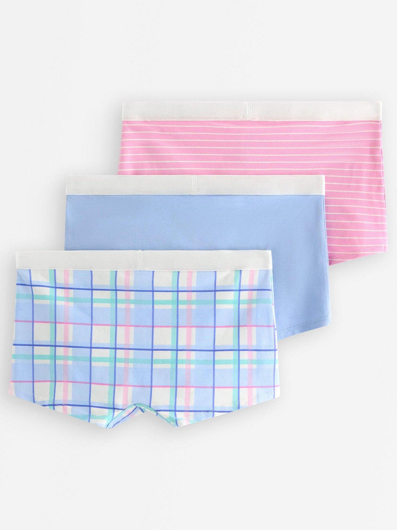 Image 2 of 3 of Lindex Girls 3 Pack Boxer Briefs - White