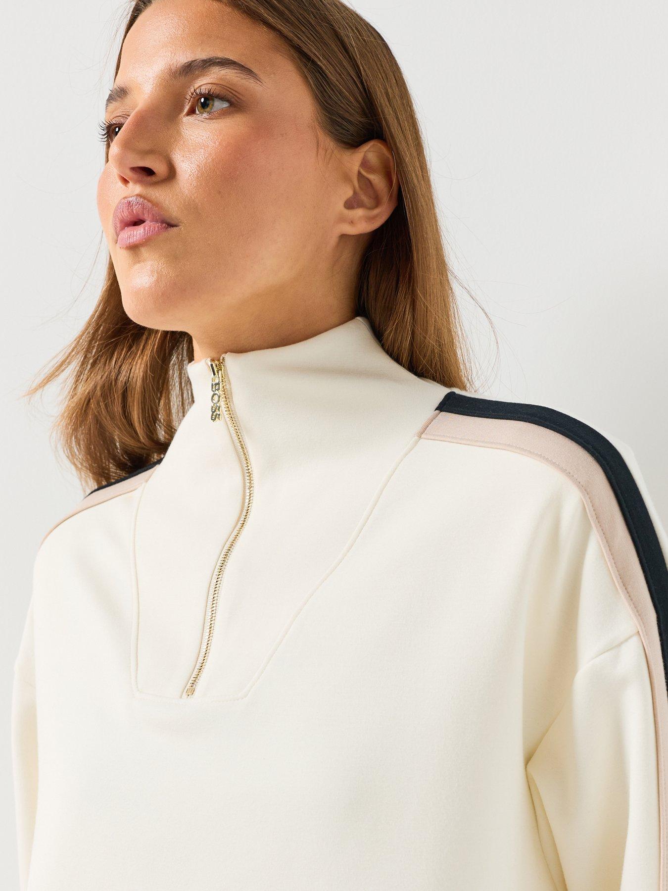 Image 4 of 6 of BOSS Mirage Sweatshirt - White