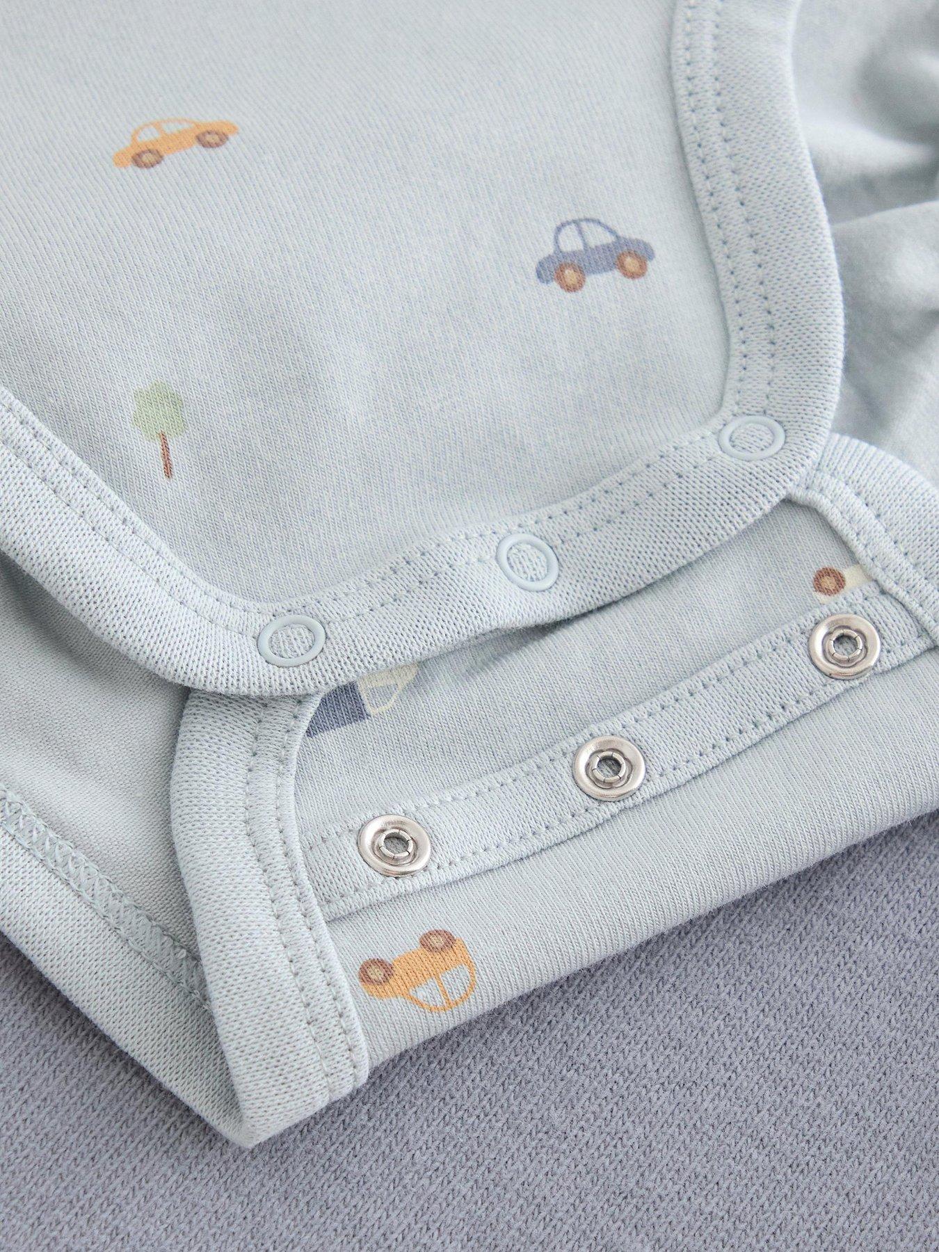 Image 3 of 3 of Lindex Baby Boys Set 4 Piece Outfit Set - Blue