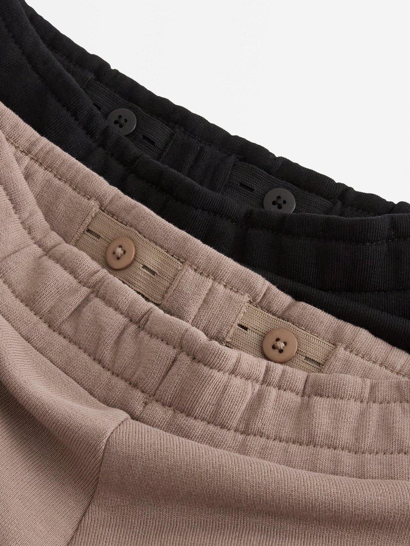 Image 3 of 3 of Lindex Boys 2 Pack Essential Reinforced Knee Trousers - Khaki