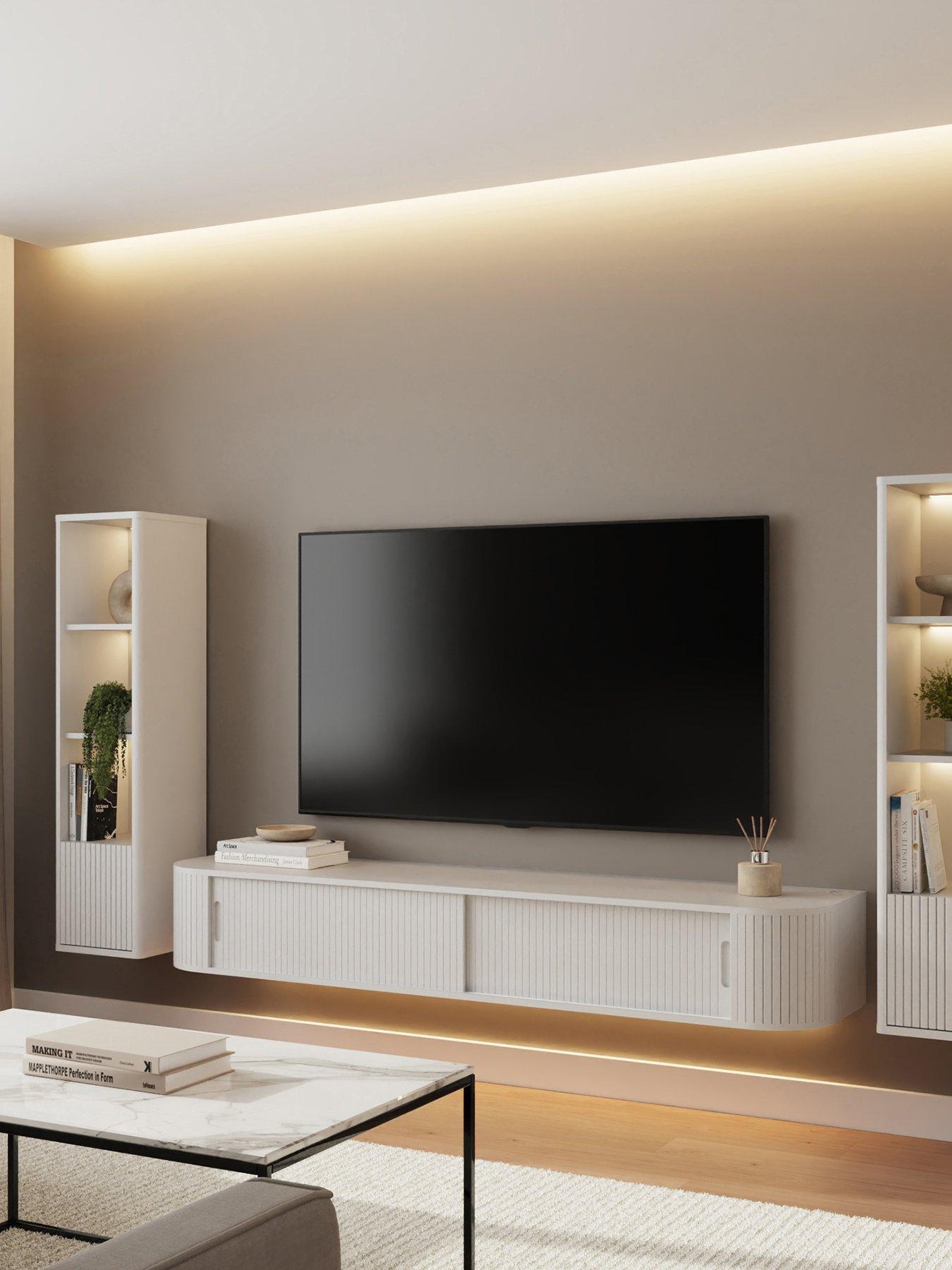 Image 2 of 6 of GFW Mateo 180cm 3pc Kit (tv And 2 X Shelf)