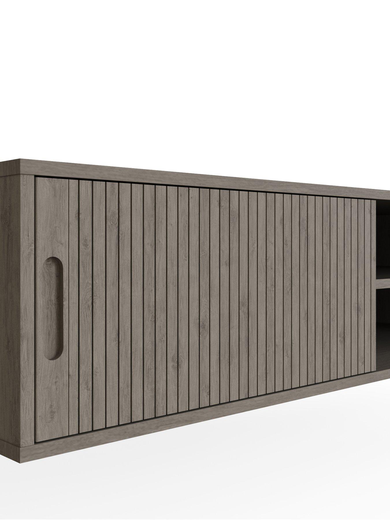 Image 3 of 7 of GFW Nina 180cm Wall-mounted Led Tv Unit + Shelf