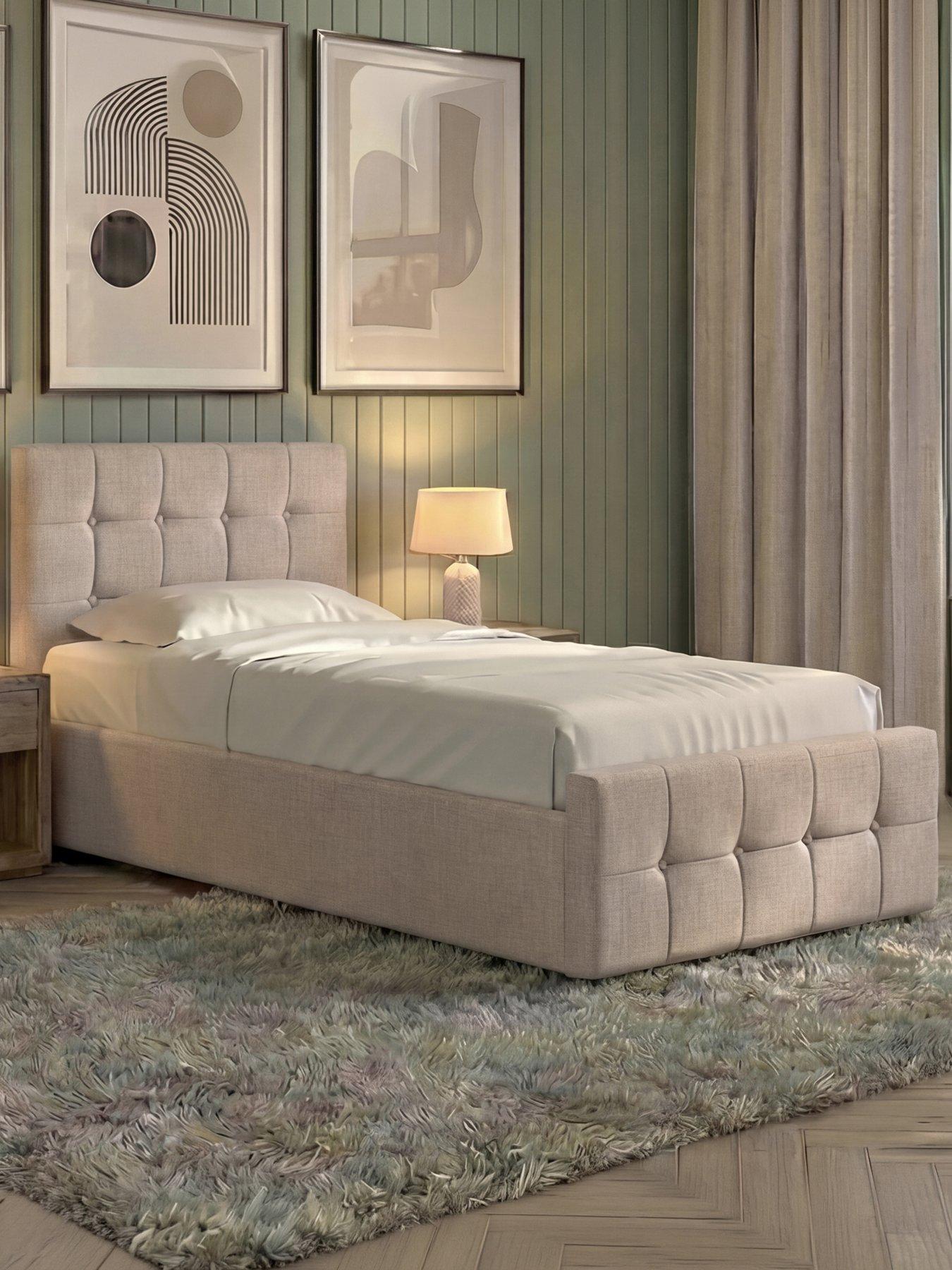 Vida Designs Valentina End Lift Ottoman King Bed