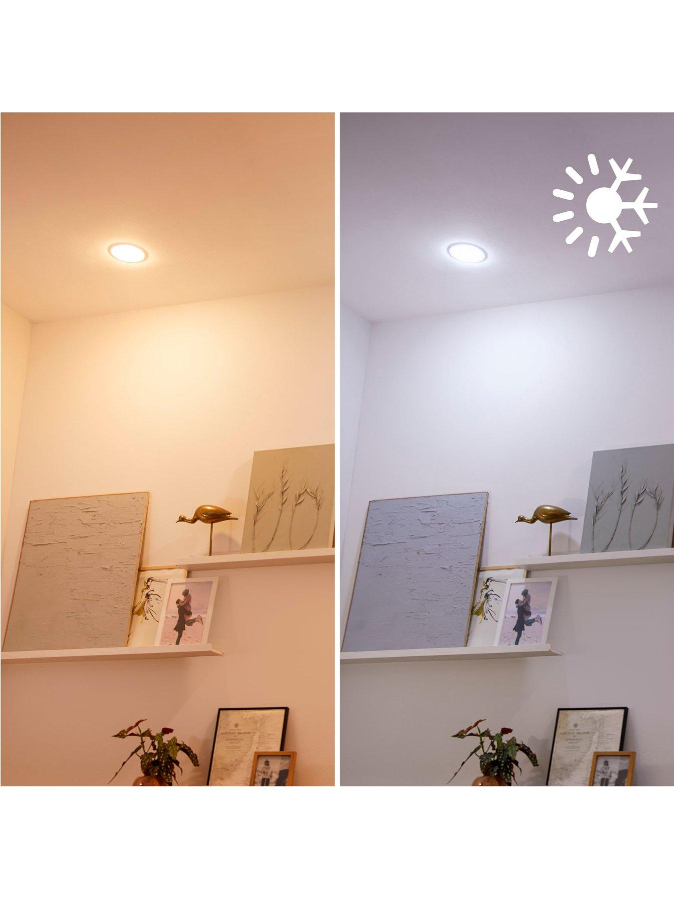 Image 7 of 7 of Philips Smart LED RGB GU10 Glass Bulb - 50W, Twin Pack