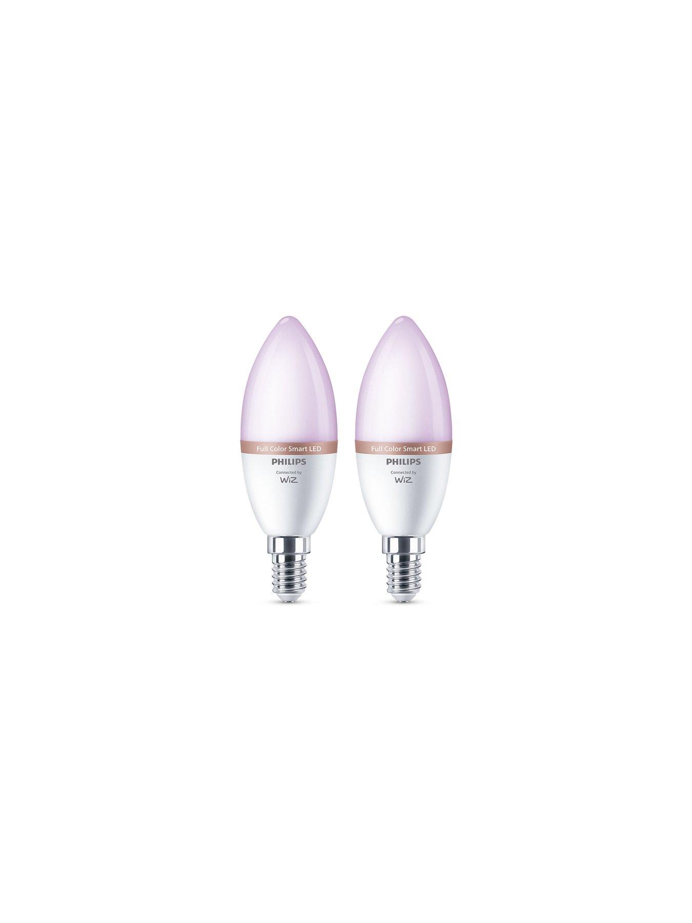 Image 2 of 2 of Philips Philips Smart LED RGB E14 Bulb - 40W, Twin Pack