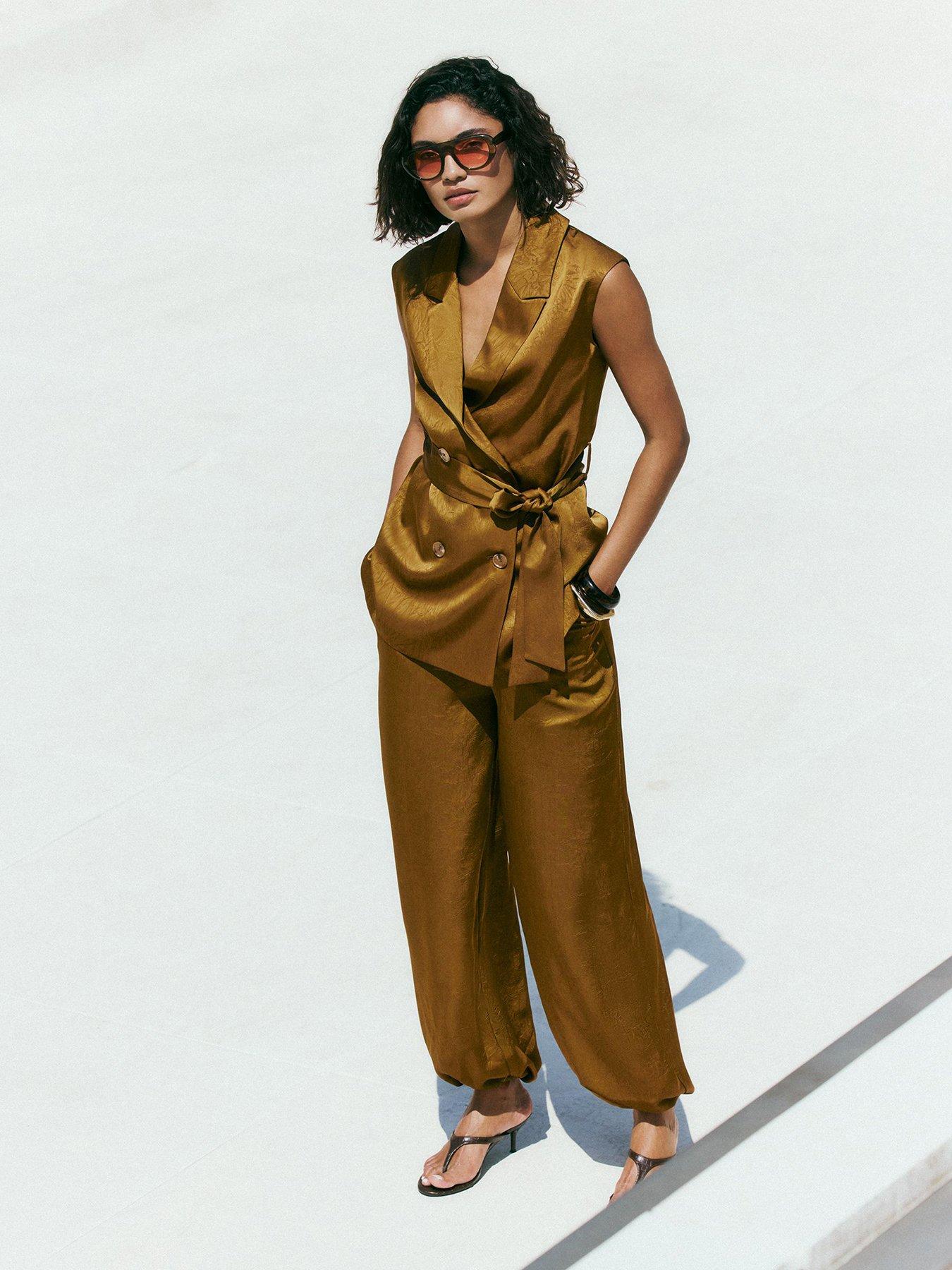 Friends Like These Satin Balloon Trousers - Green