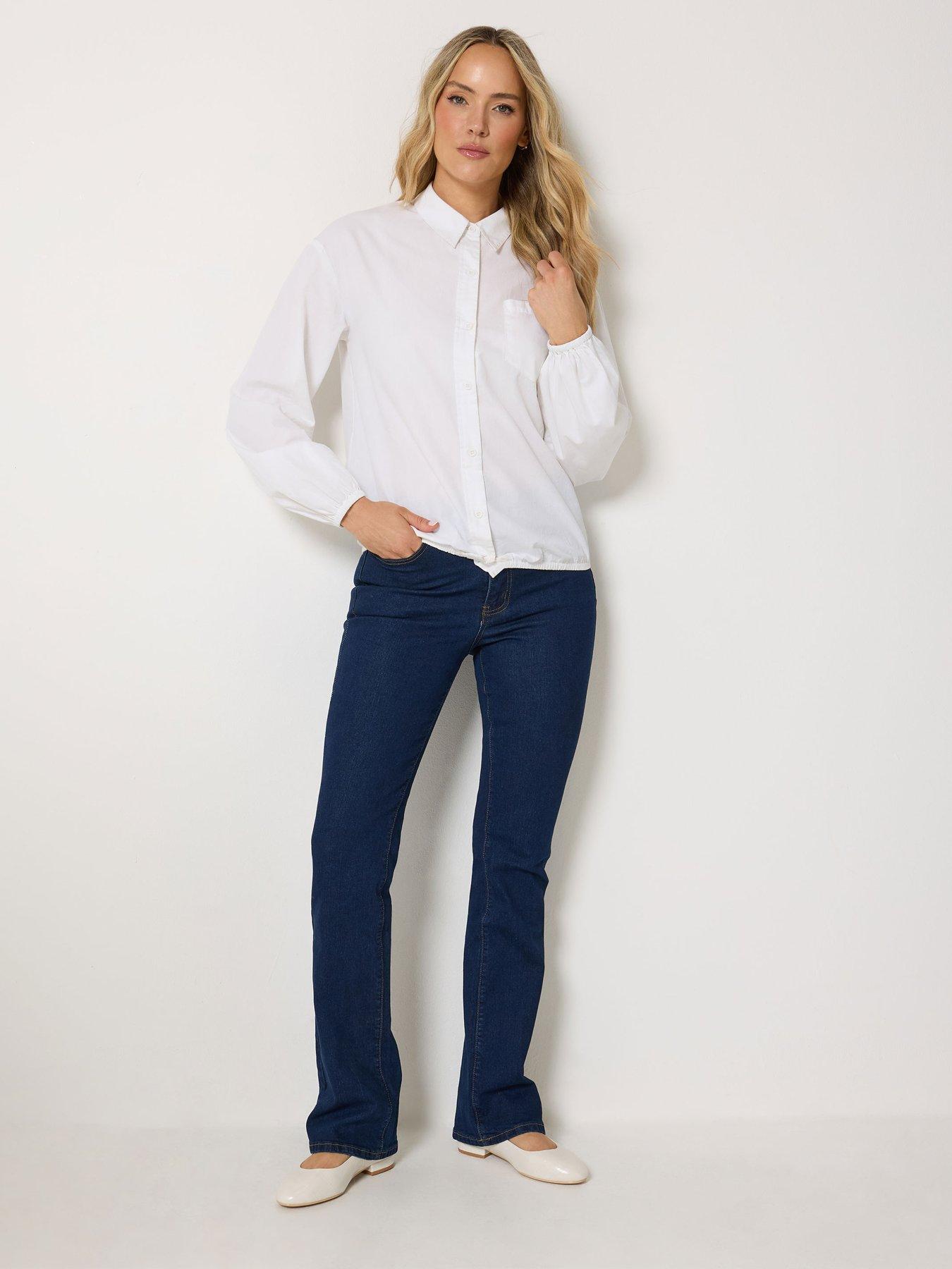 Image 3 of 4 of Long Tall Sally Tall Bubble Hem Shirt