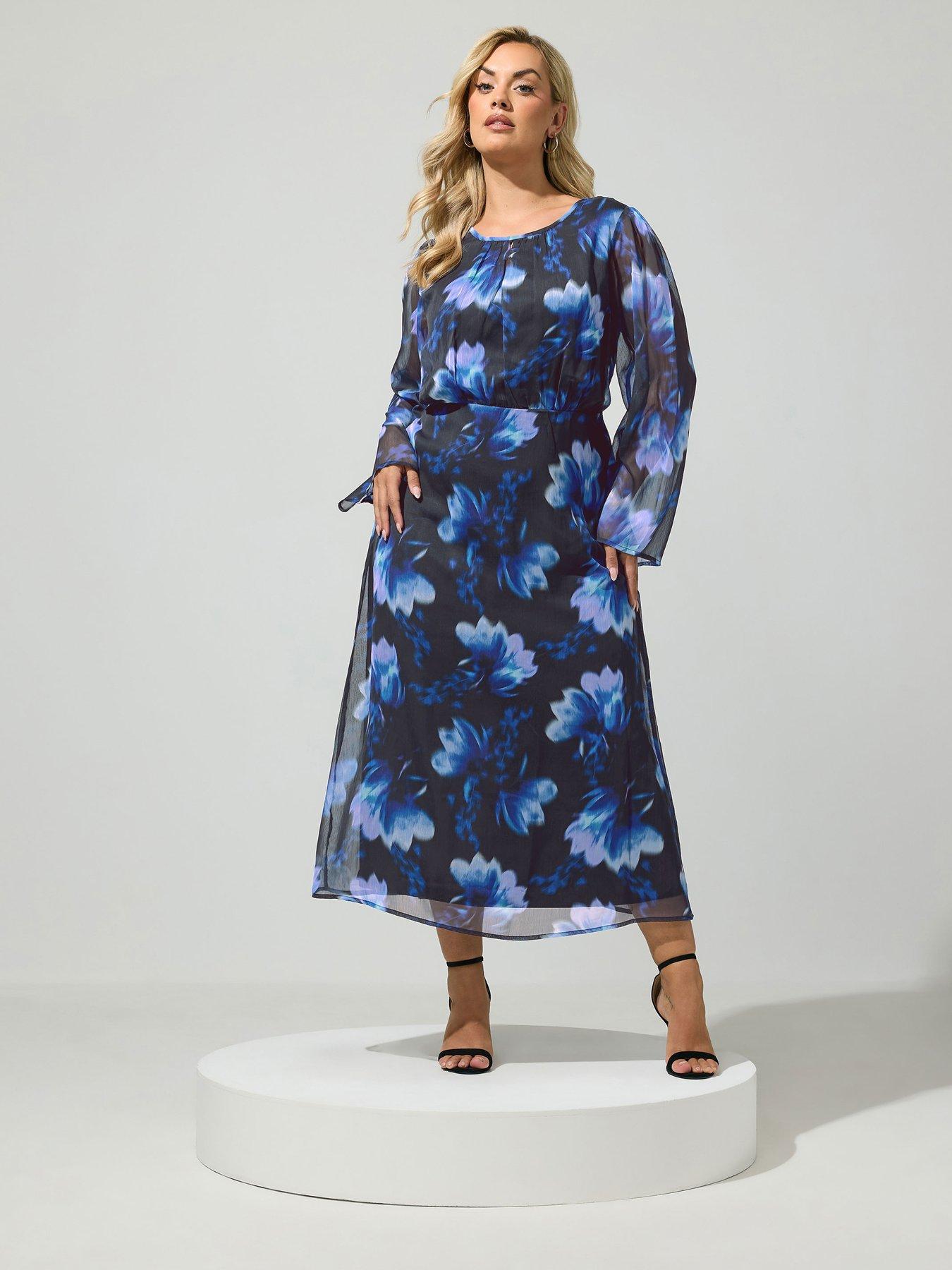 Image 1 of 4 of Yours Curve Keyhole Dress