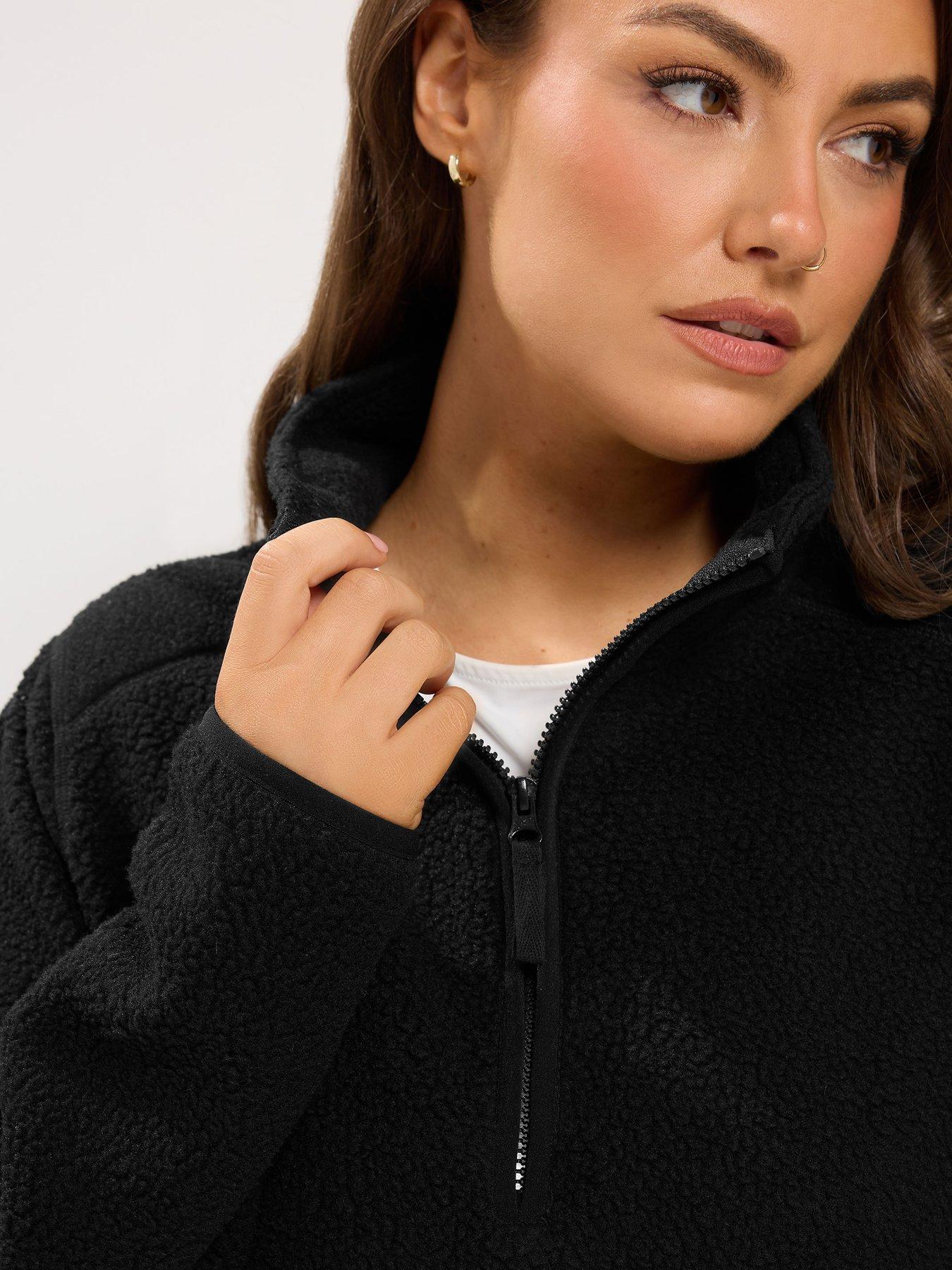 Image 4 of 4 of Yours Curve Half Zip Fleece