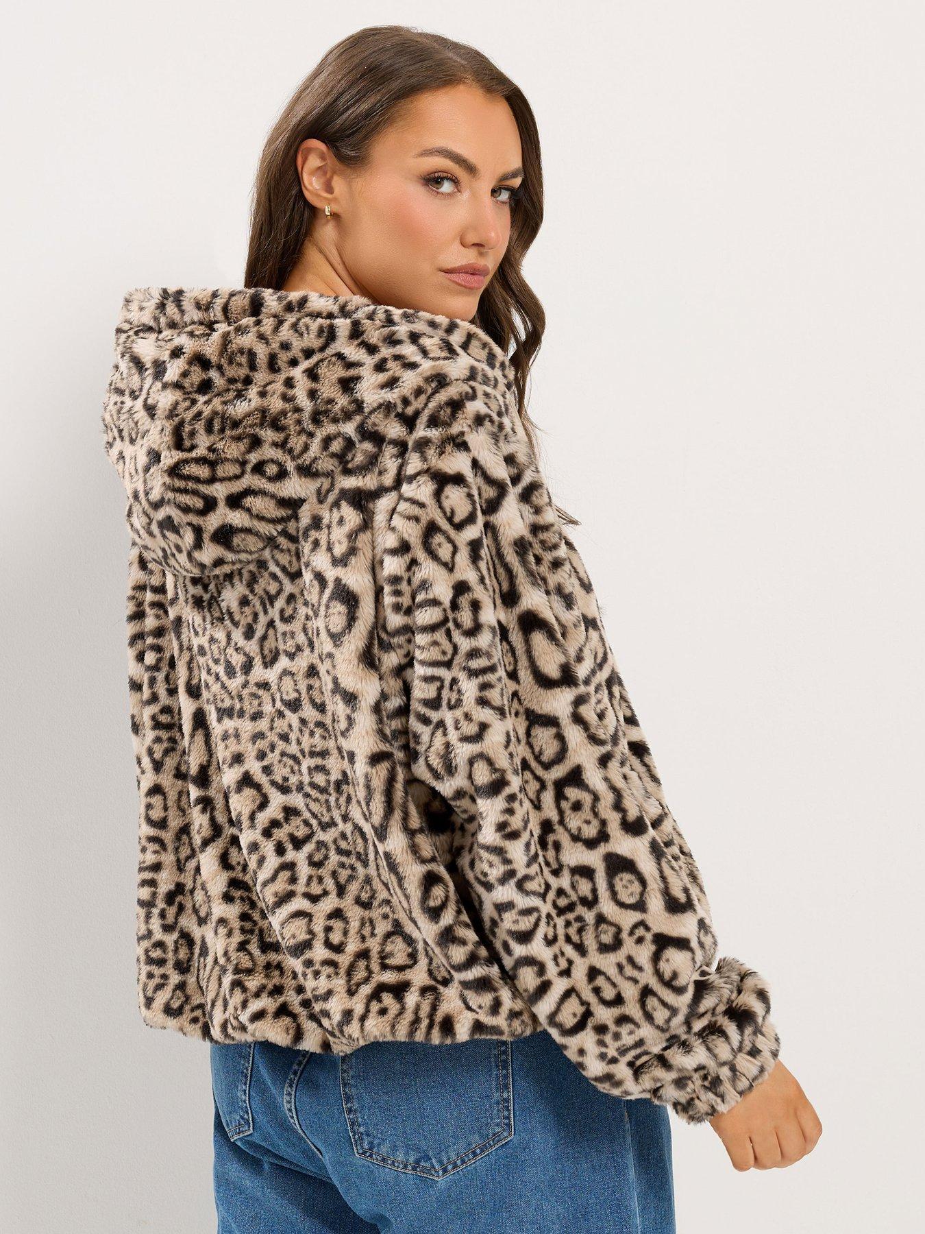 Image 2 of 4 of Yours Curve Faux Fur Zip Thru Fleece