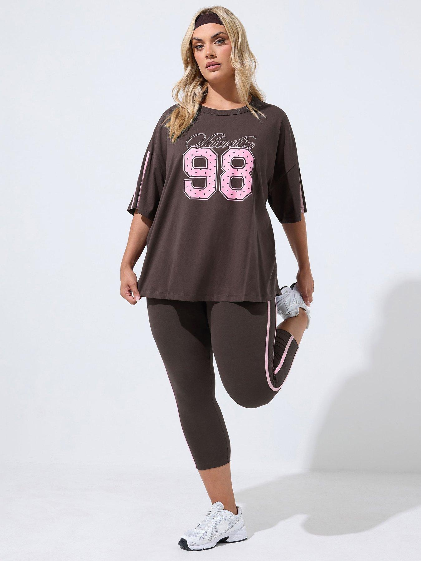 Image 3 of 4 of Yours Curve Studio 98 Active T-shirt