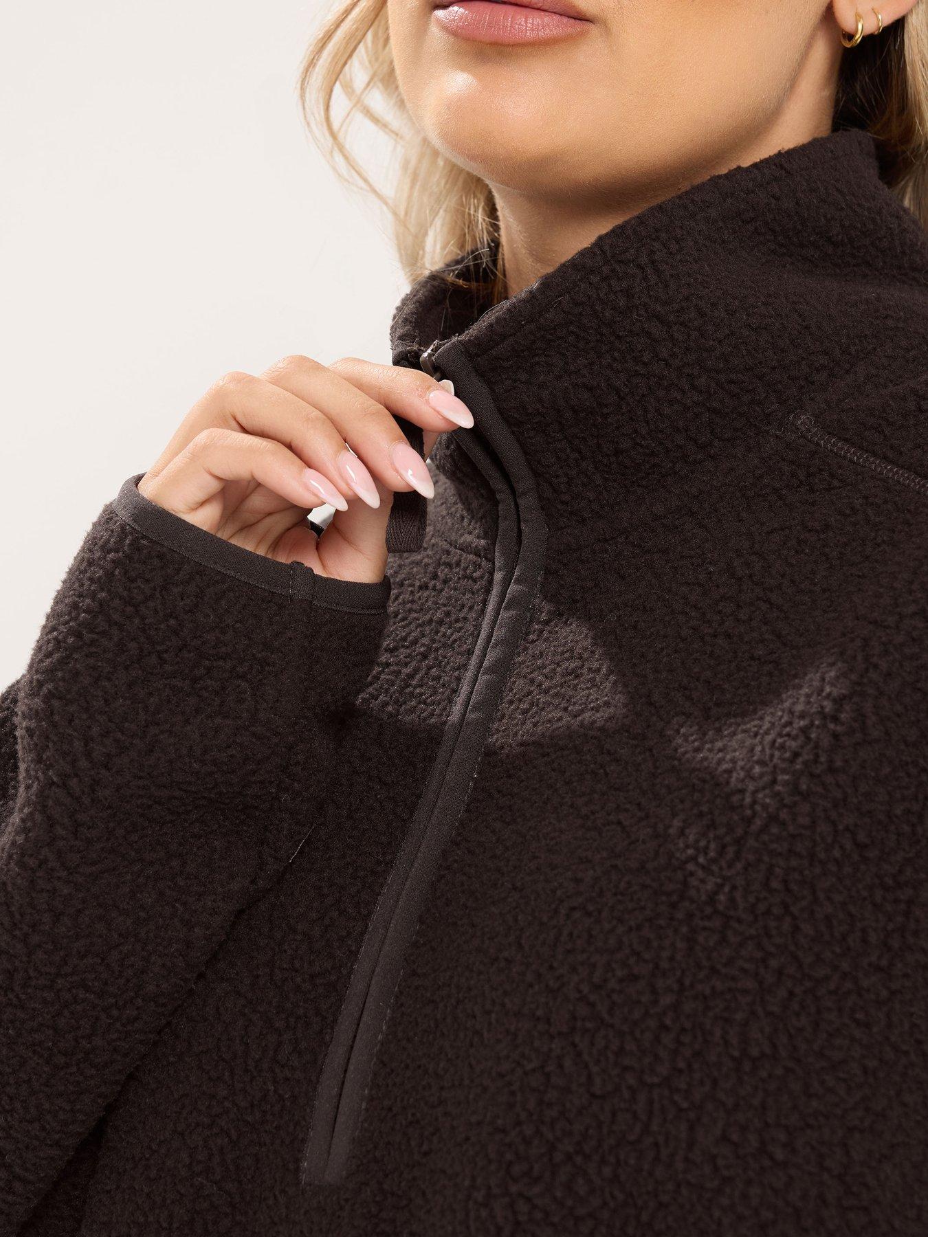 Image 4 of 4 of Yours Curve Half Zip Fleece