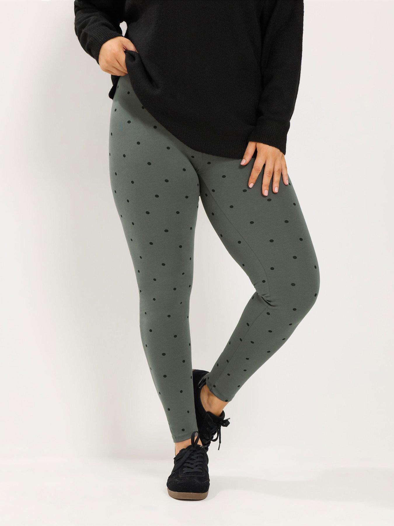 Image 1 of 4 of Yours Curve Polka Dot Legging