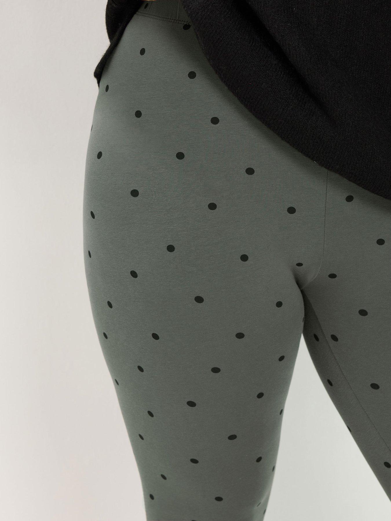 Image 4 of 4 of Yours Curve Polka Dot Legging