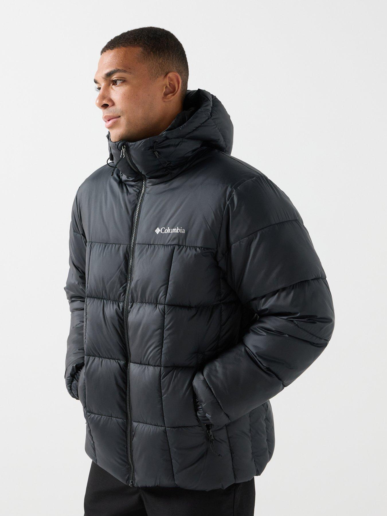 Image 1 of 6 of Columbia Mens Puffect Iv Hooded Jacket- Black